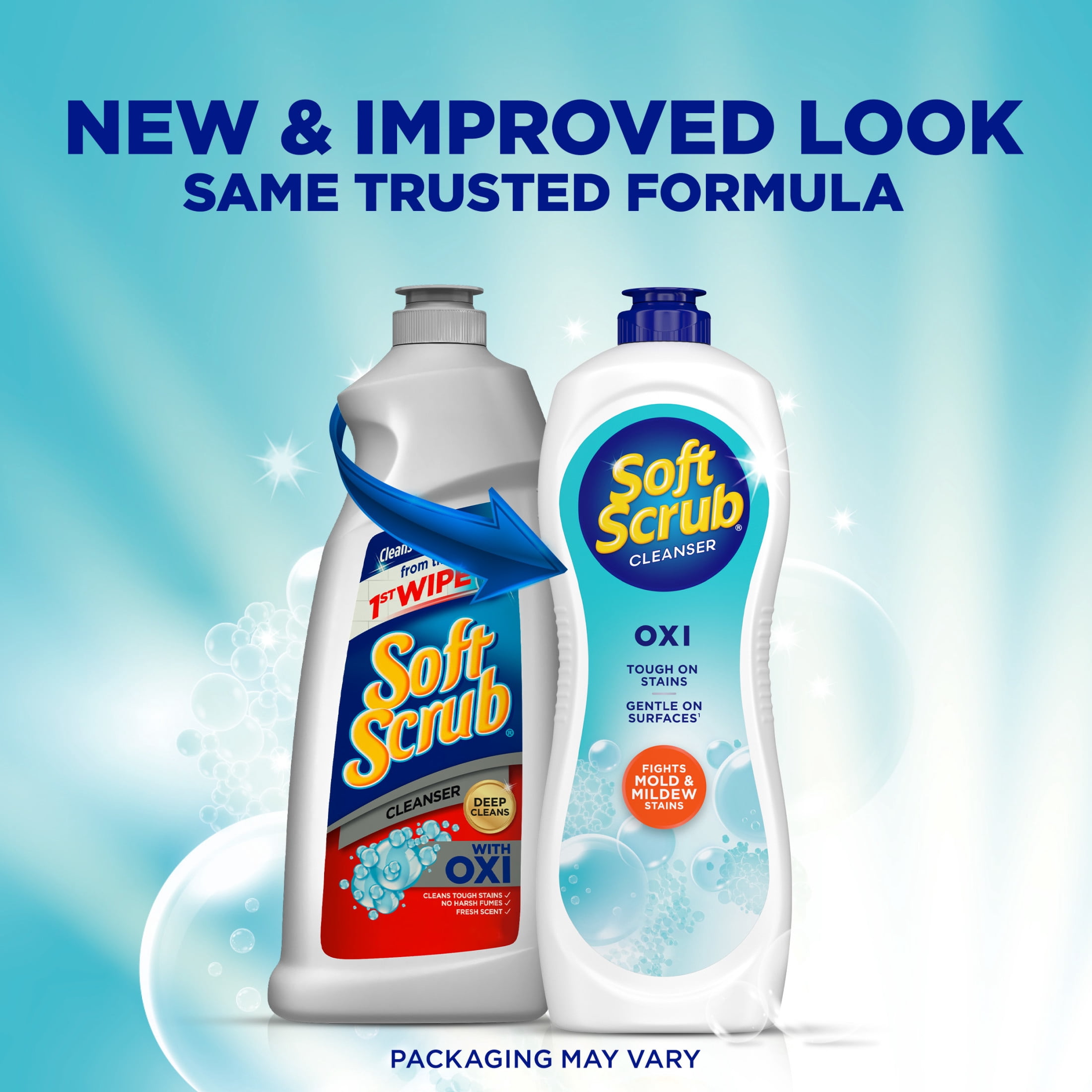 Soft Scrub Oxi Multi-Surface Cleaner, Stain Fighting Deep Cleaning Power (24 oz) 7h0s5 - Image 2