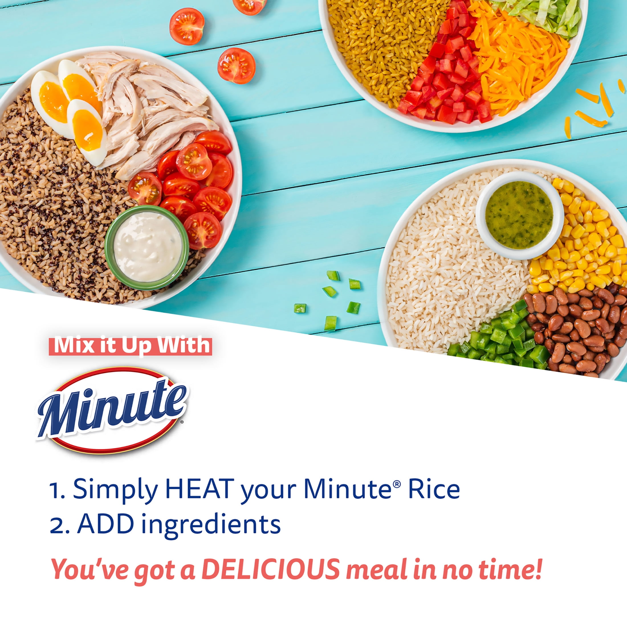 Minute Ready-to-Eat Restaurant-Style Sticky Rice, Microwaveable Rice Cups (White, 8.8 oz Total) p7x2b