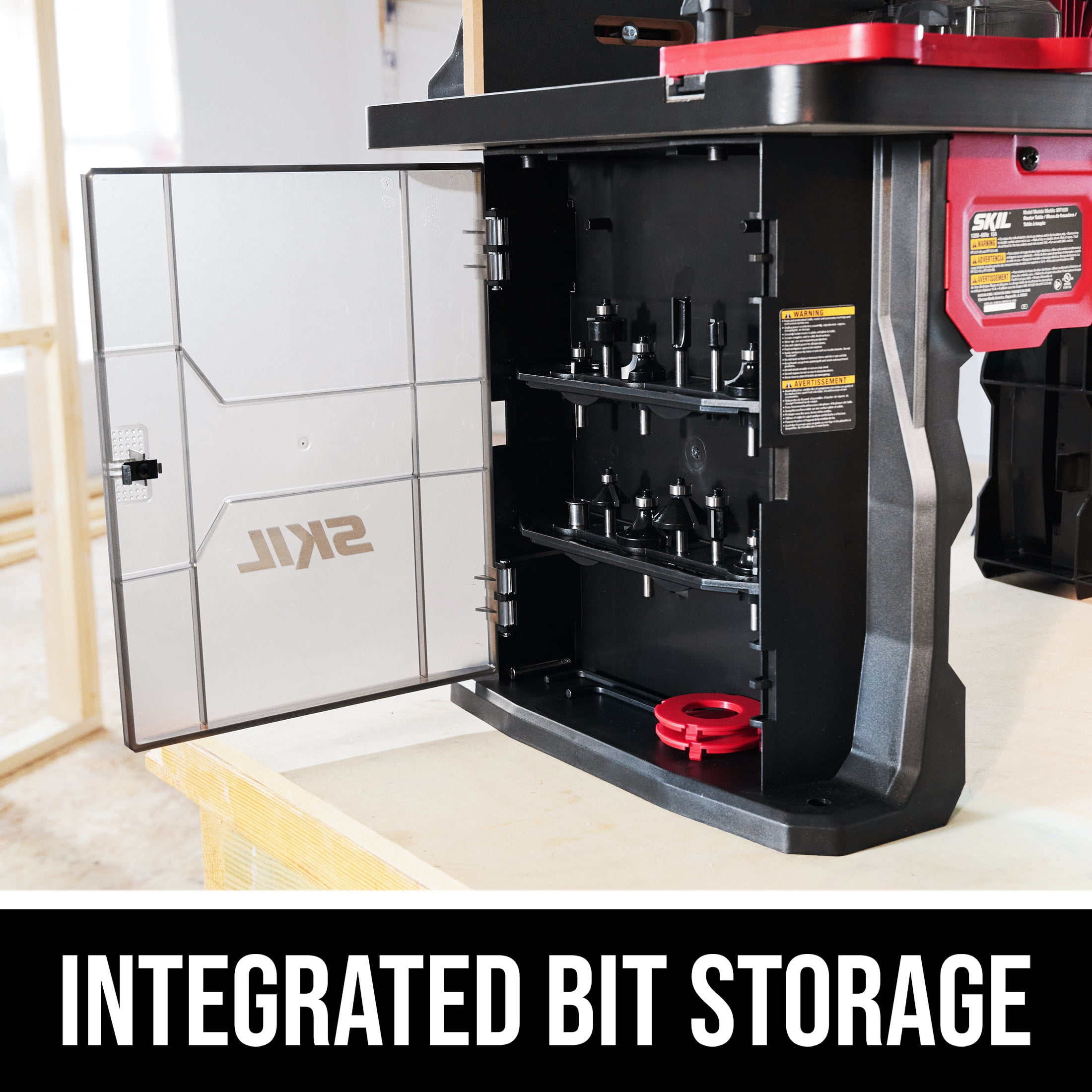 SKIL SRT1039 Benchtop Portable Router Table with Integrated Bit Storage (24 in x 16 in) xai0w