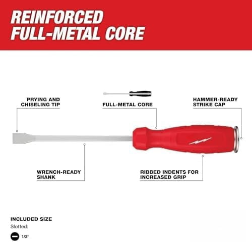 Milwaukee Demolition Driver with Full Metal Core and Reinforced Strike Cap (7 in) 3hzf4