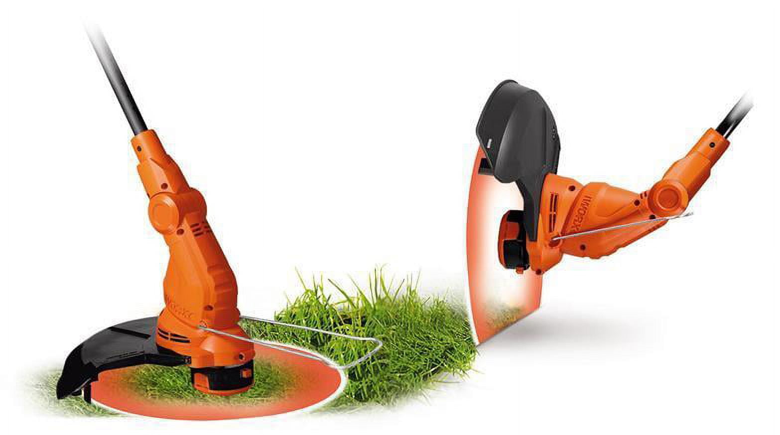 Worx WG119 Electric String Trimmer and Edger (Orange, 15 in) hrgo6