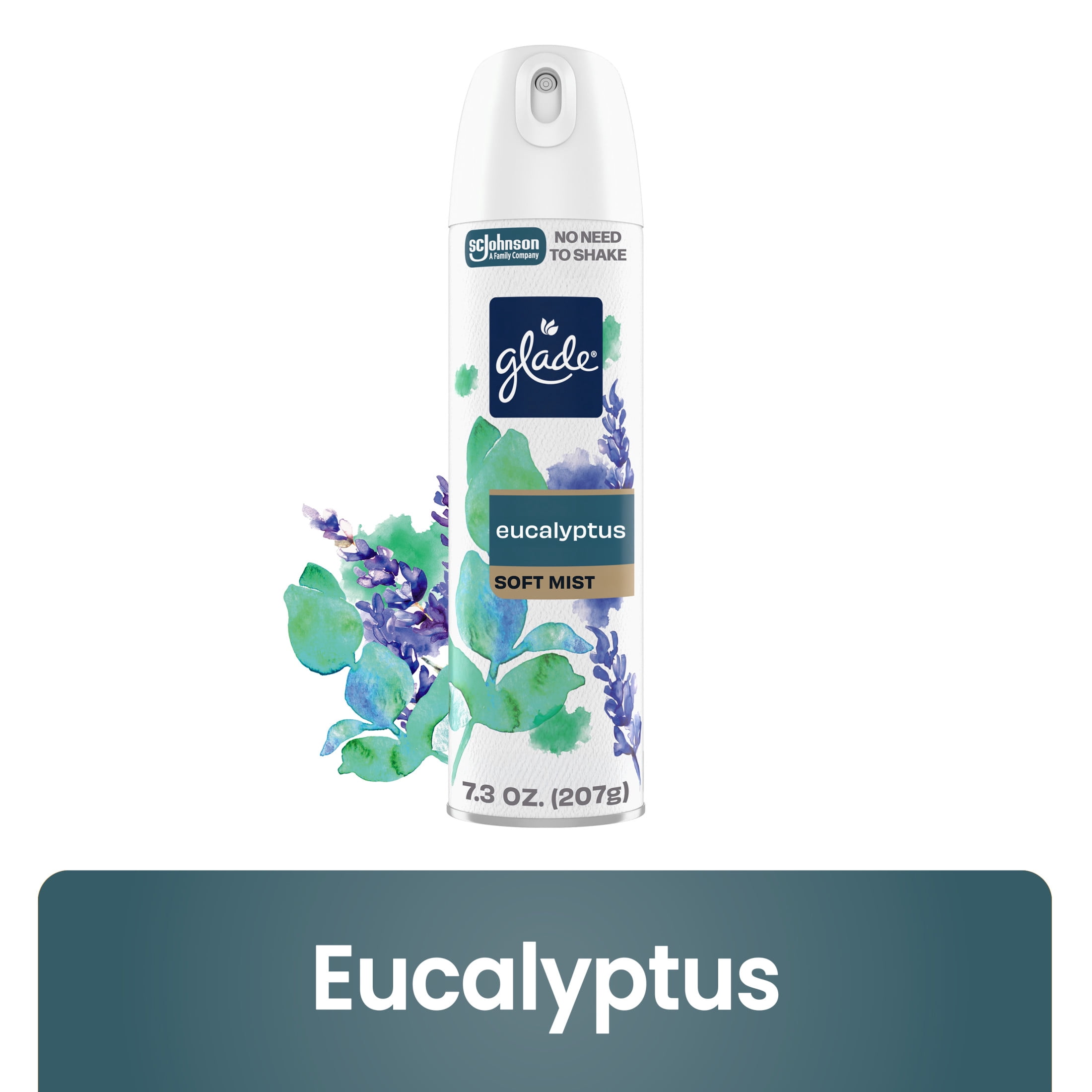 Glade Soft Mist Odor Fighting Air Freshener, Eucalyptus Scent (Eucalyptus, 7.3 oz) 8vvqv