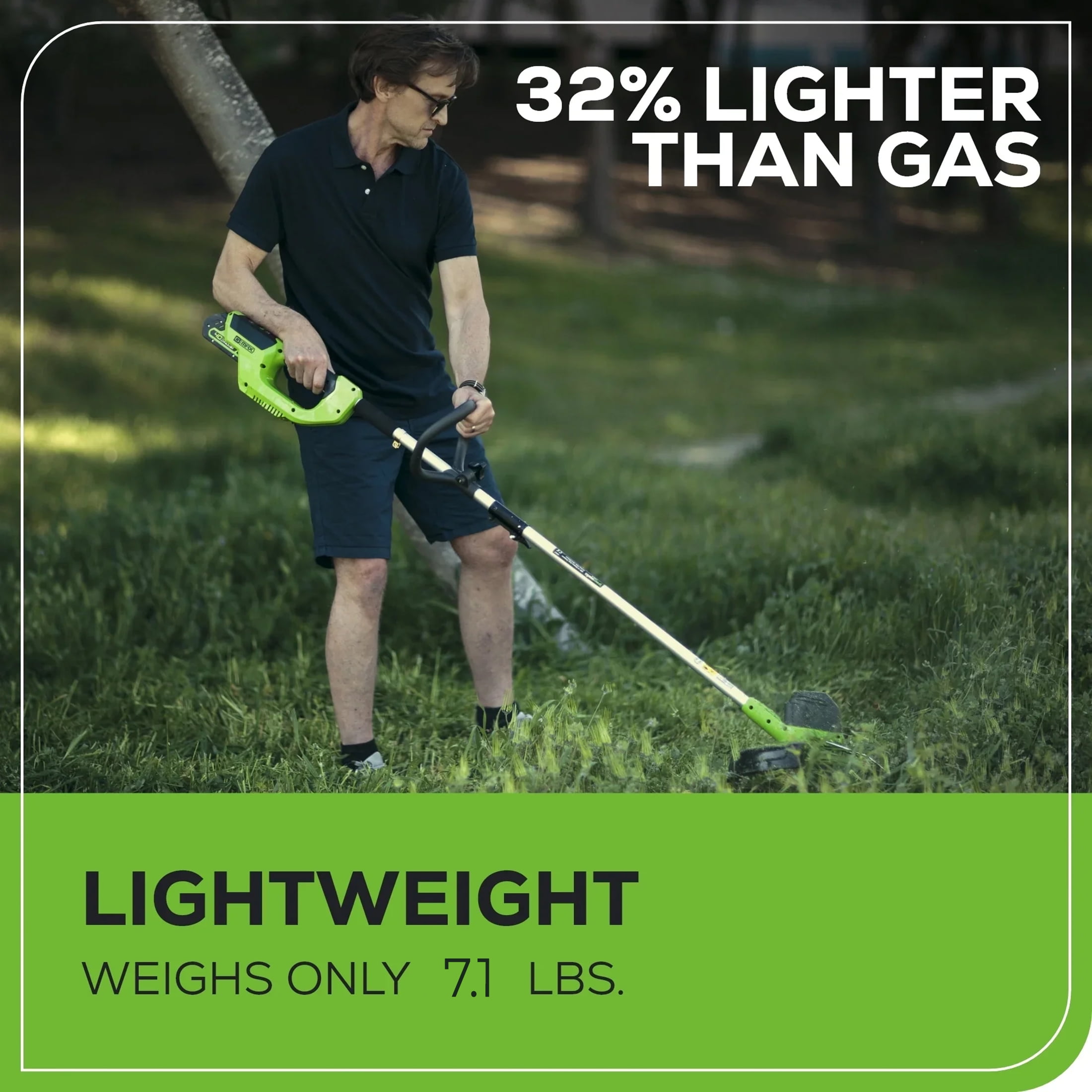 Greenworks G-MAX 40V Cordless String Trimmer (12 in, Tool-Only) bvqfy