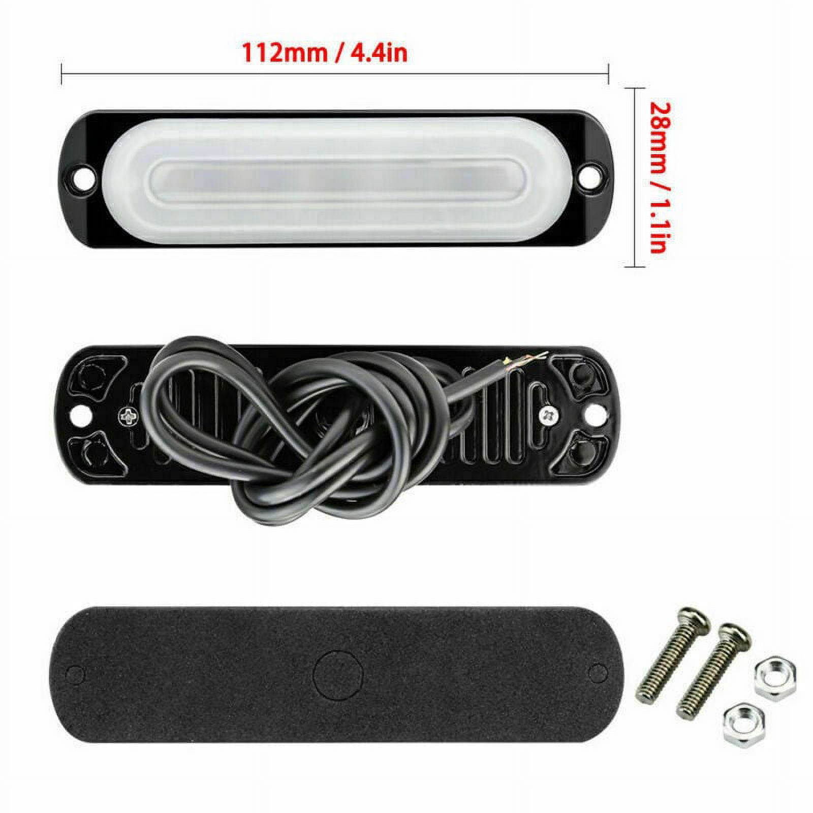 Fancy Blades 18W 6-LED Offroad Work Light Bar High-Intensity Driving Fog Lamp (Grey, 2-Pack) m1poh