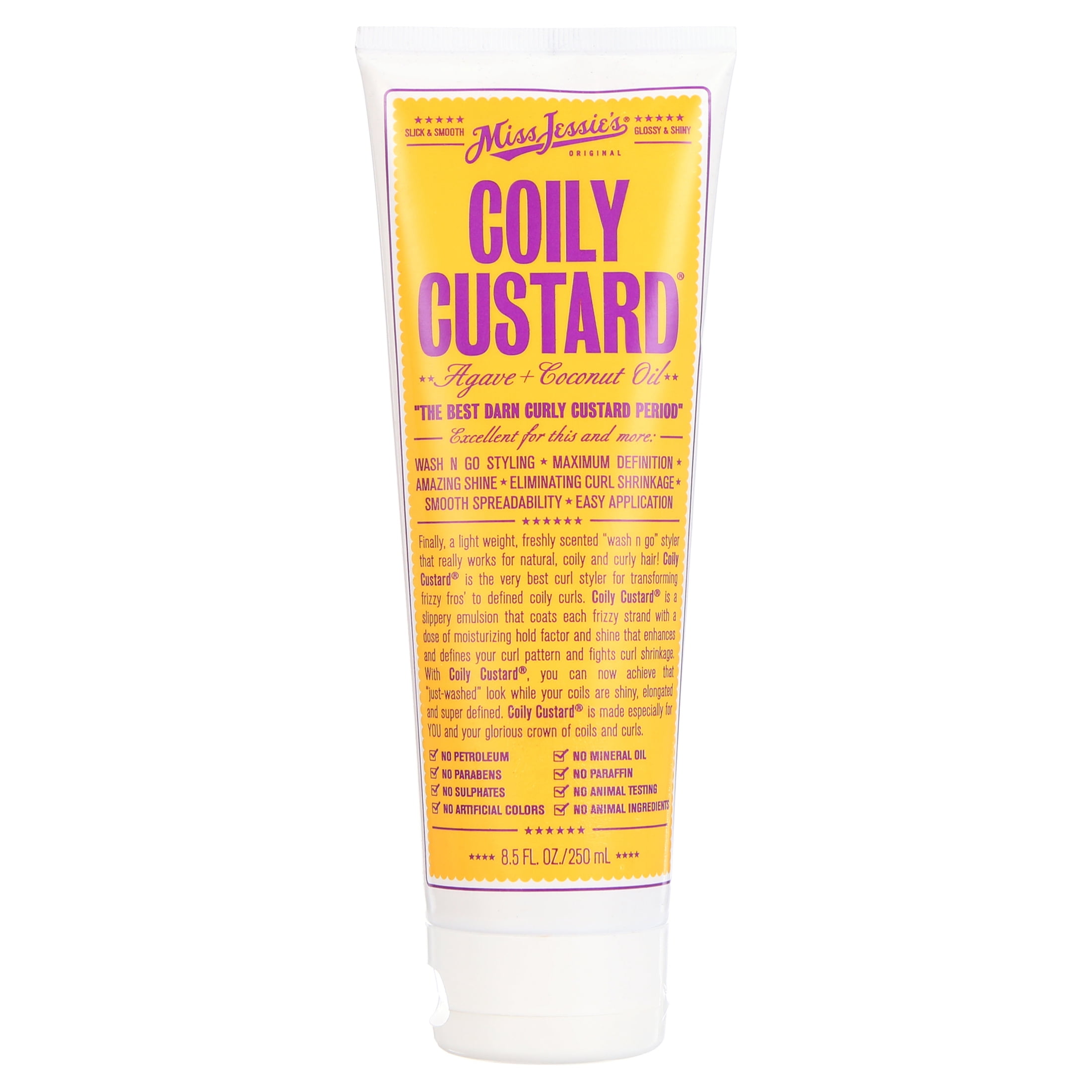 Miss Jessie's Coily Custard Curl Enhancing Styling Cream for Curly Hair (8.5 oz) nkgwx