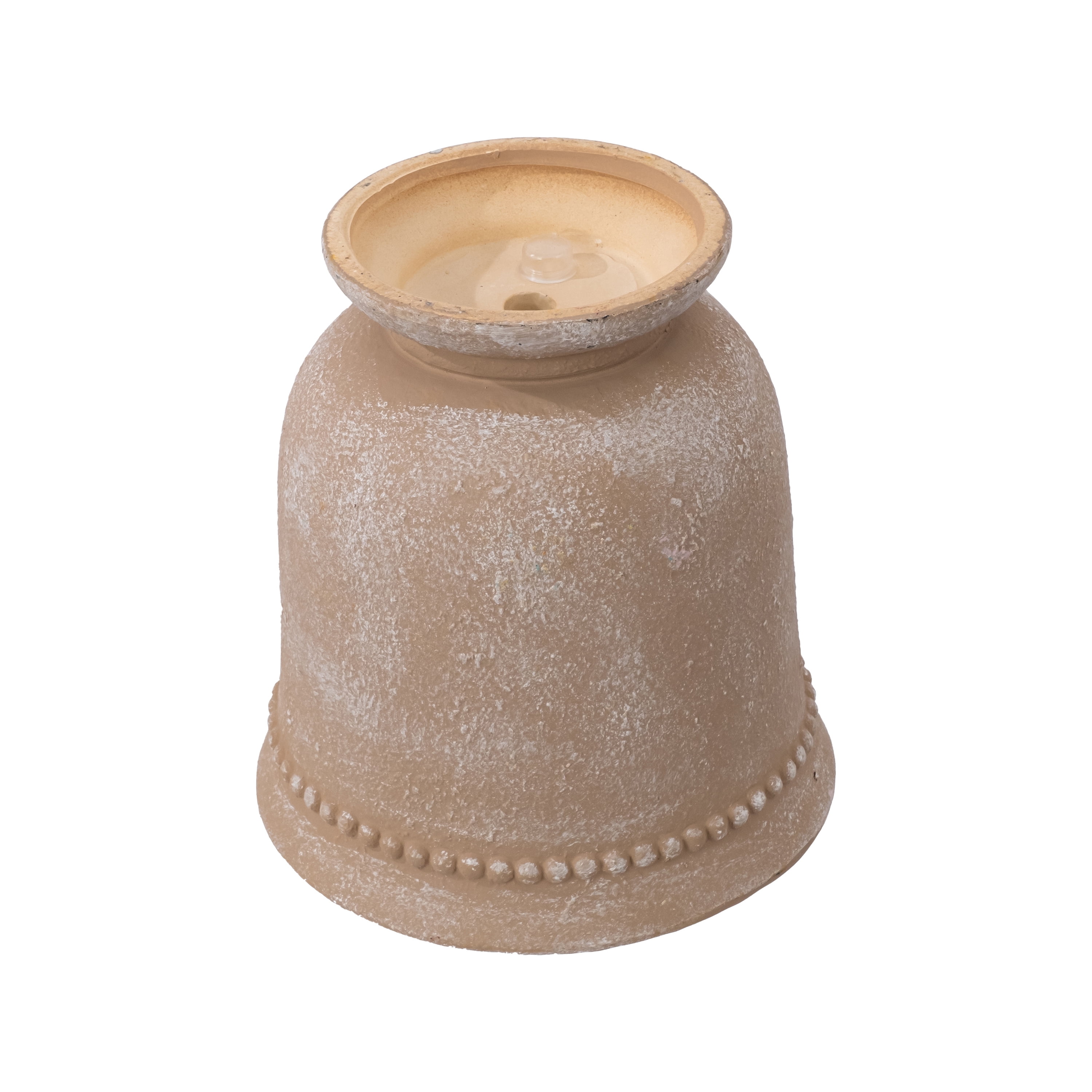 My Texas House Ceramic Urn Planter Pot with Elegant Dot Pattern (Brown, 8.1 in) 0fqa6
