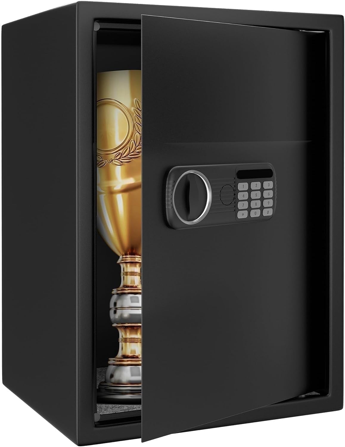 Reliancer Electronic Security Home Safe with Digital Keypad and Alarm System (1.85 cu ft) le2ve
