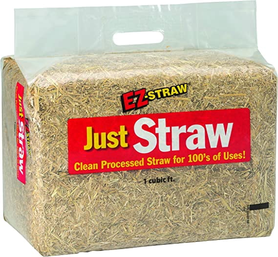 EZ Straw Natural Seedling Mulch and Erosion Control (1 cu ft) jjgmd