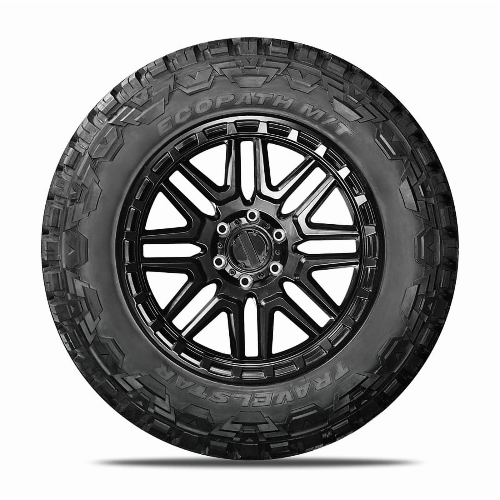 Travelstar EcoPath M/T Mud Terrain Tire for SUV and Light Truck (33x12.50R20, 12 PR, Load Range F) pkv3w