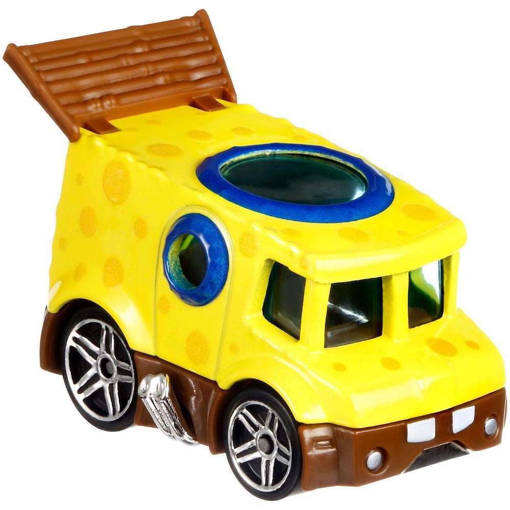 Hot Wheels SpongeBob SquarePants Character Car (Yellow, 1:64 Scale) 8u48m