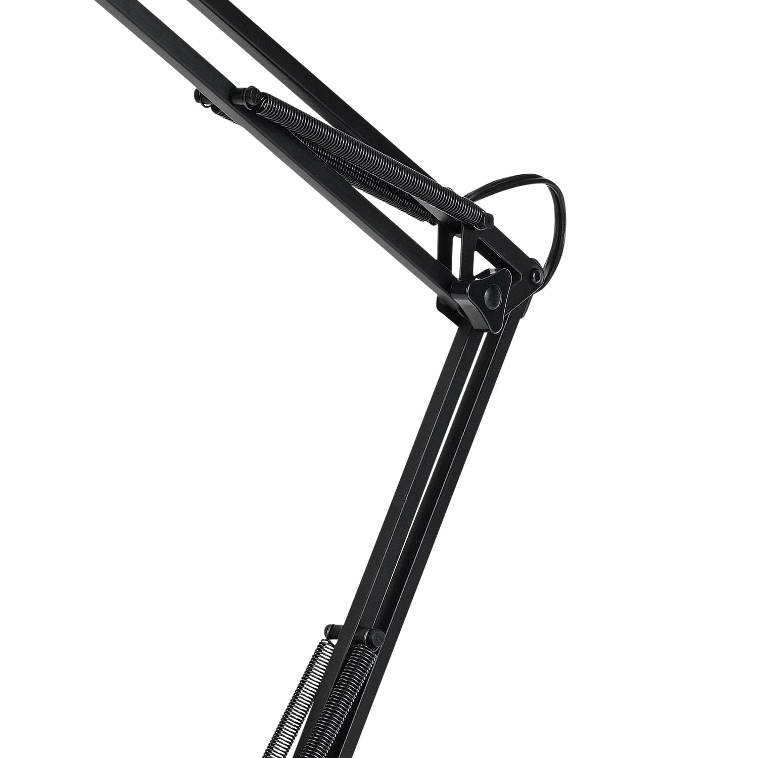 Globe Electric Architect Swing Arm Desk Lamp, Adjustable Heavy Base Task Light (Black, 28 in) zyezs