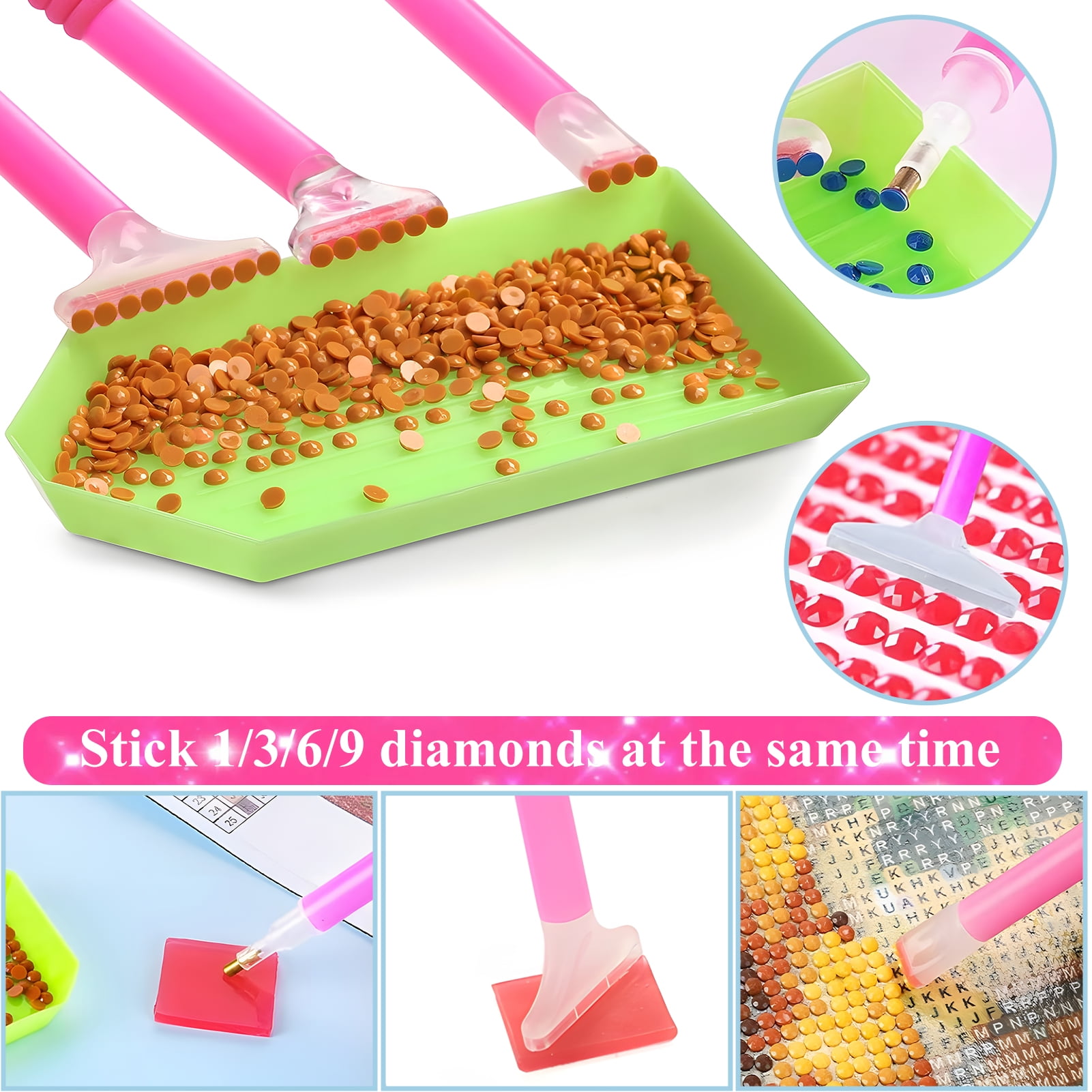 Yalumo 80-Piece Diamond Painting Tool Set with Storage Case (80 Pieces) hid1p - Image 3