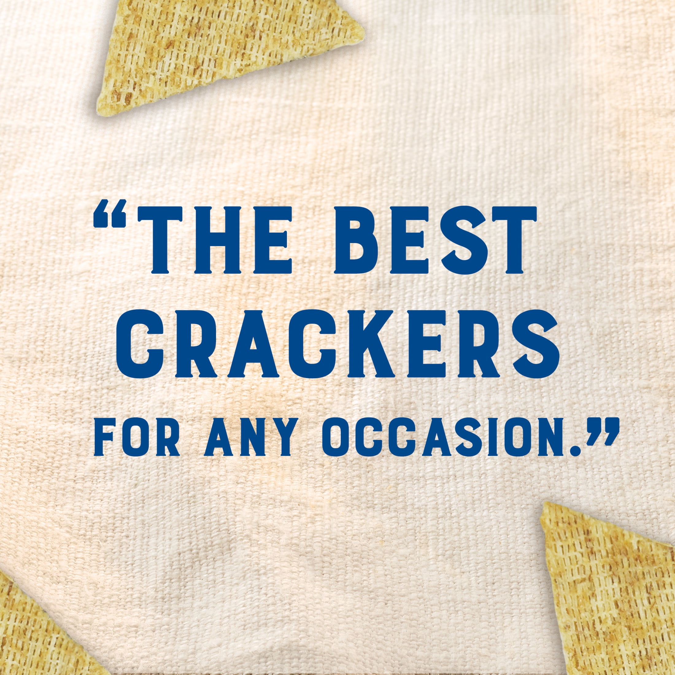 Triscuit Thin Crisps Original Whole Grain Wheat Crackers (4 Pack, 7.1 oz) 2yo28