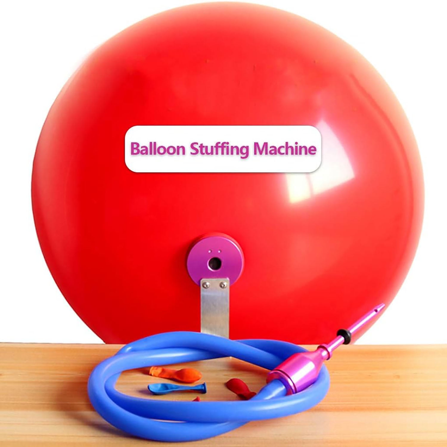 YUXUN YX Balloon Stuffing Machine Tool Kit with Knotting Function for Party Decoration (Blue, 1 Piece) dnpb6