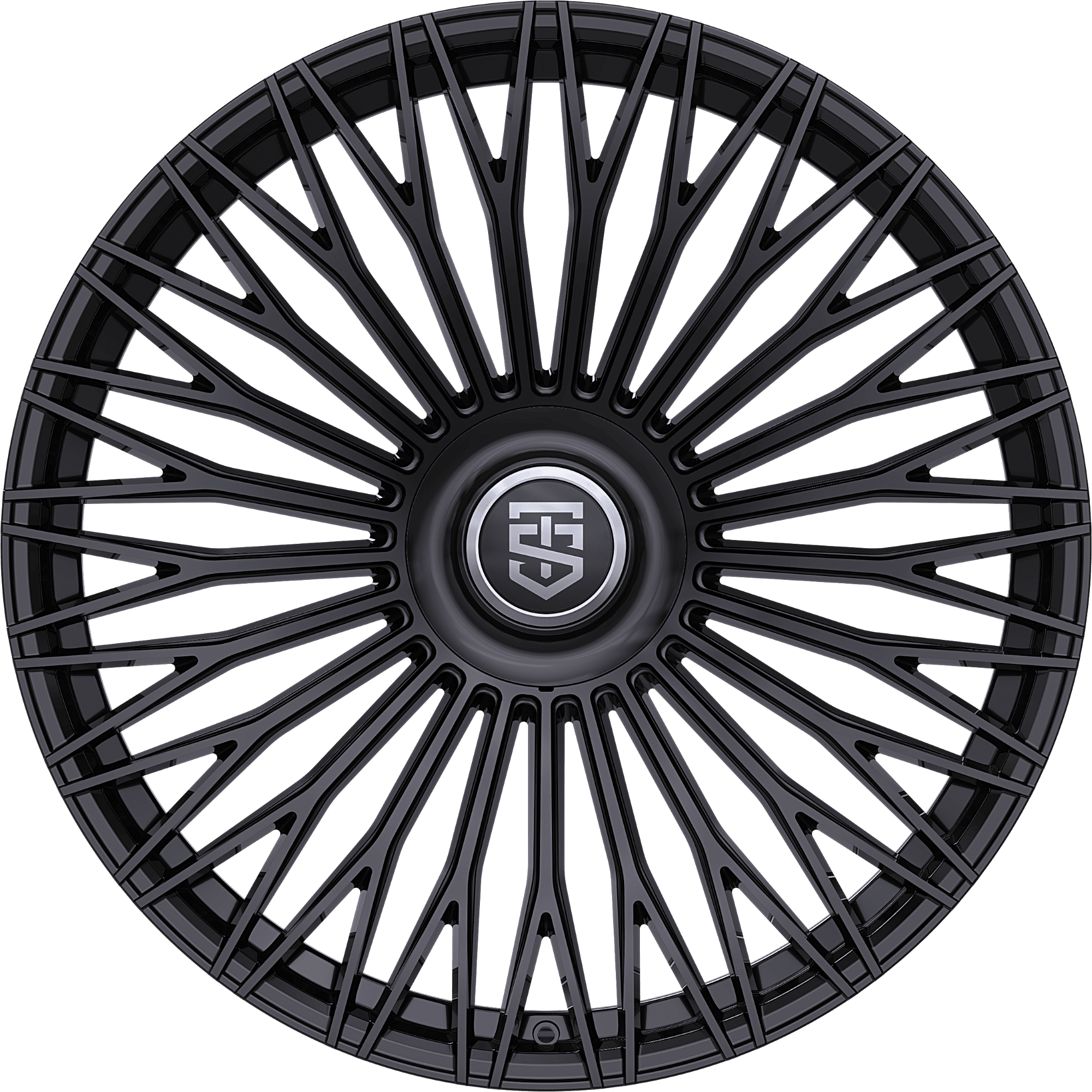 TIS Motorsports 507B Series Custom Wheel (Gloss Black, 22x10 in, 6x135/6x5.50 Bolt Pattern) shi50