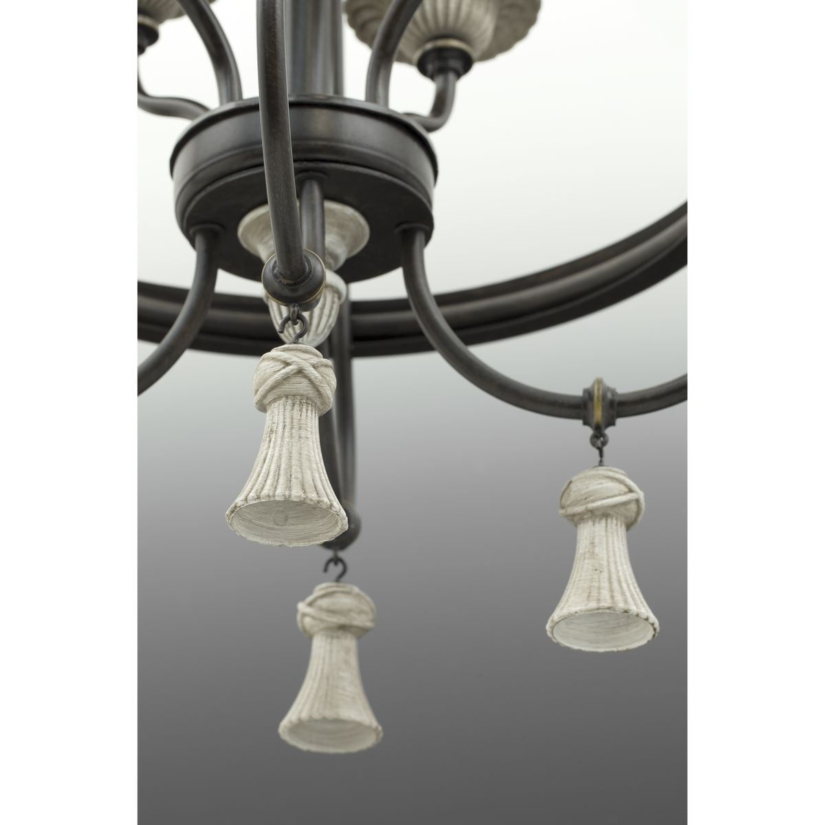 Progress Lighting Bergamo Five-Light Chandelier (Forged Bronze, 26 in) 2m0zq - Image 5