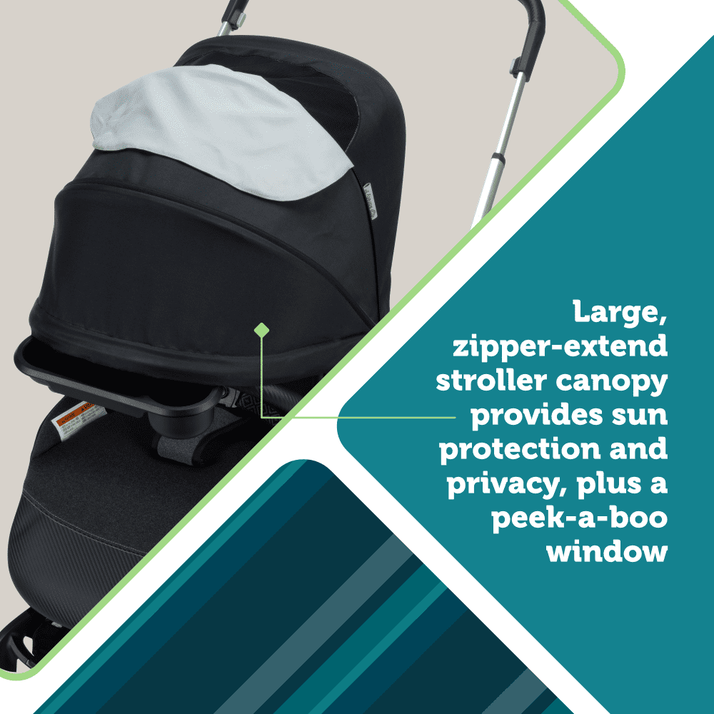 Safety 1st Turn and Go 360° Rotating Modular Travel System (Black, 4-30 lbs) z34fj