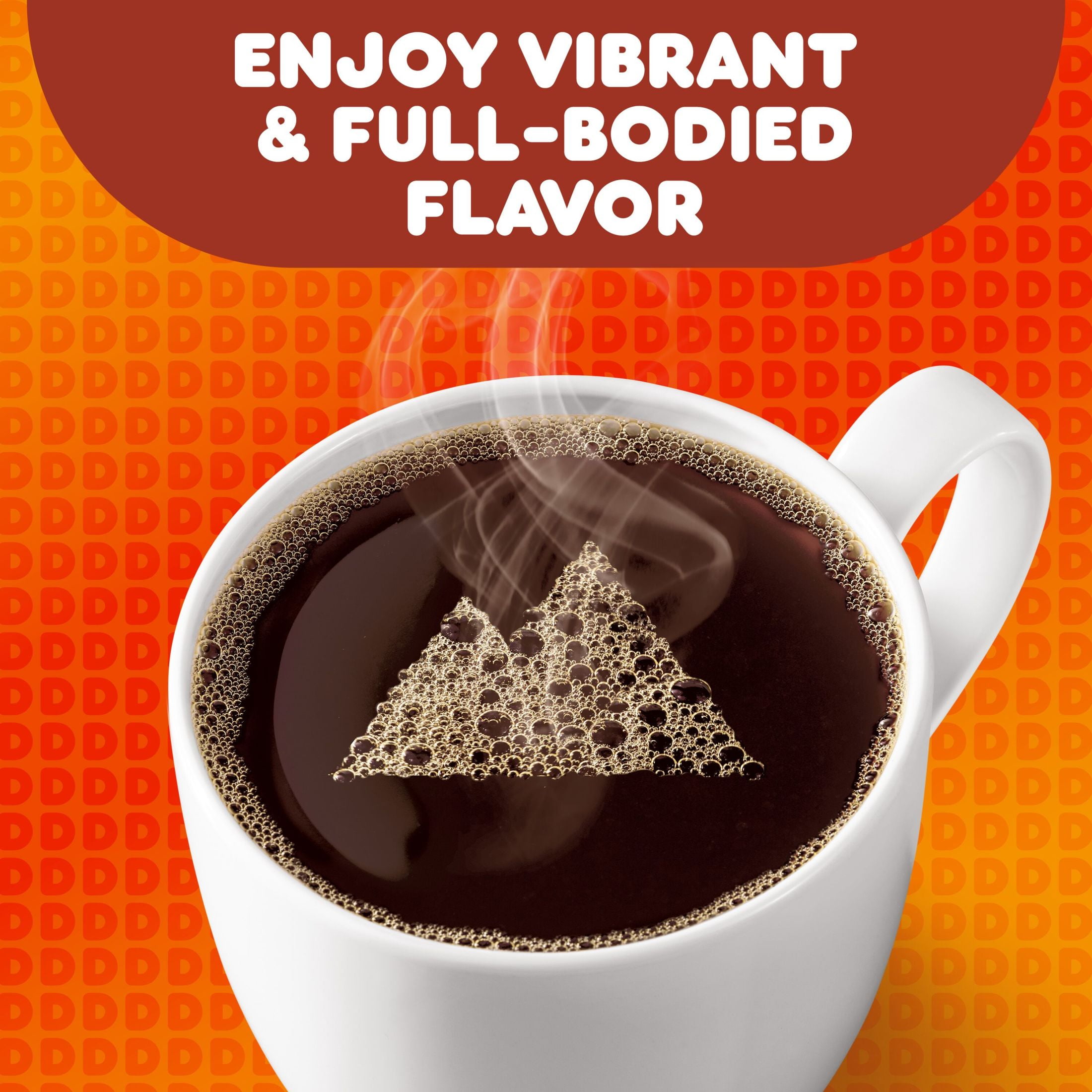 Dunkin’ Colombian Medium Roast Ground Coffee, Smooth & Full-Bodied Flavor (4 Pack, 110 oz Total) 513yv