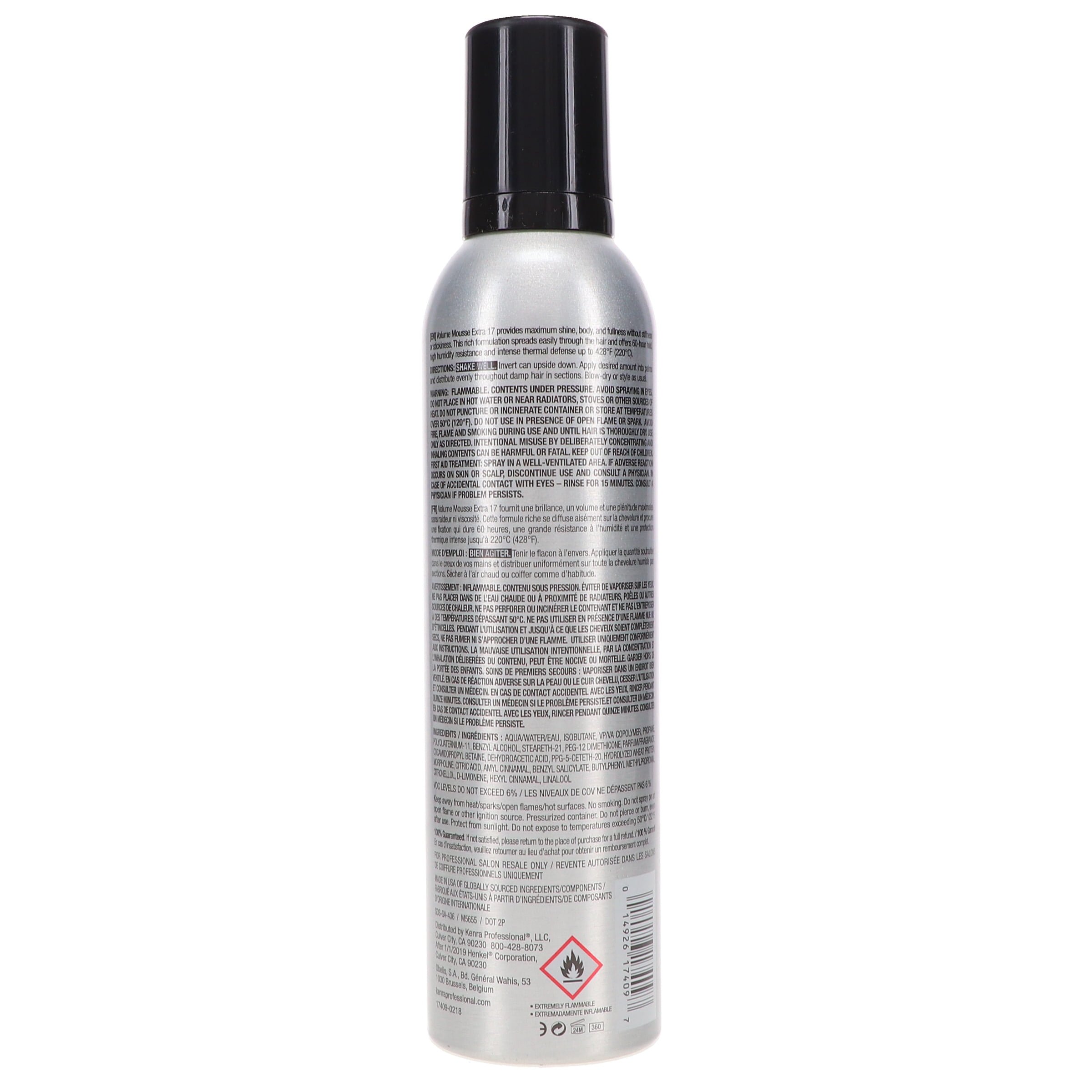 Kenra Extra Volume Mousse #17 Professional Hair Styling Foam (8 oz) 2fkz8