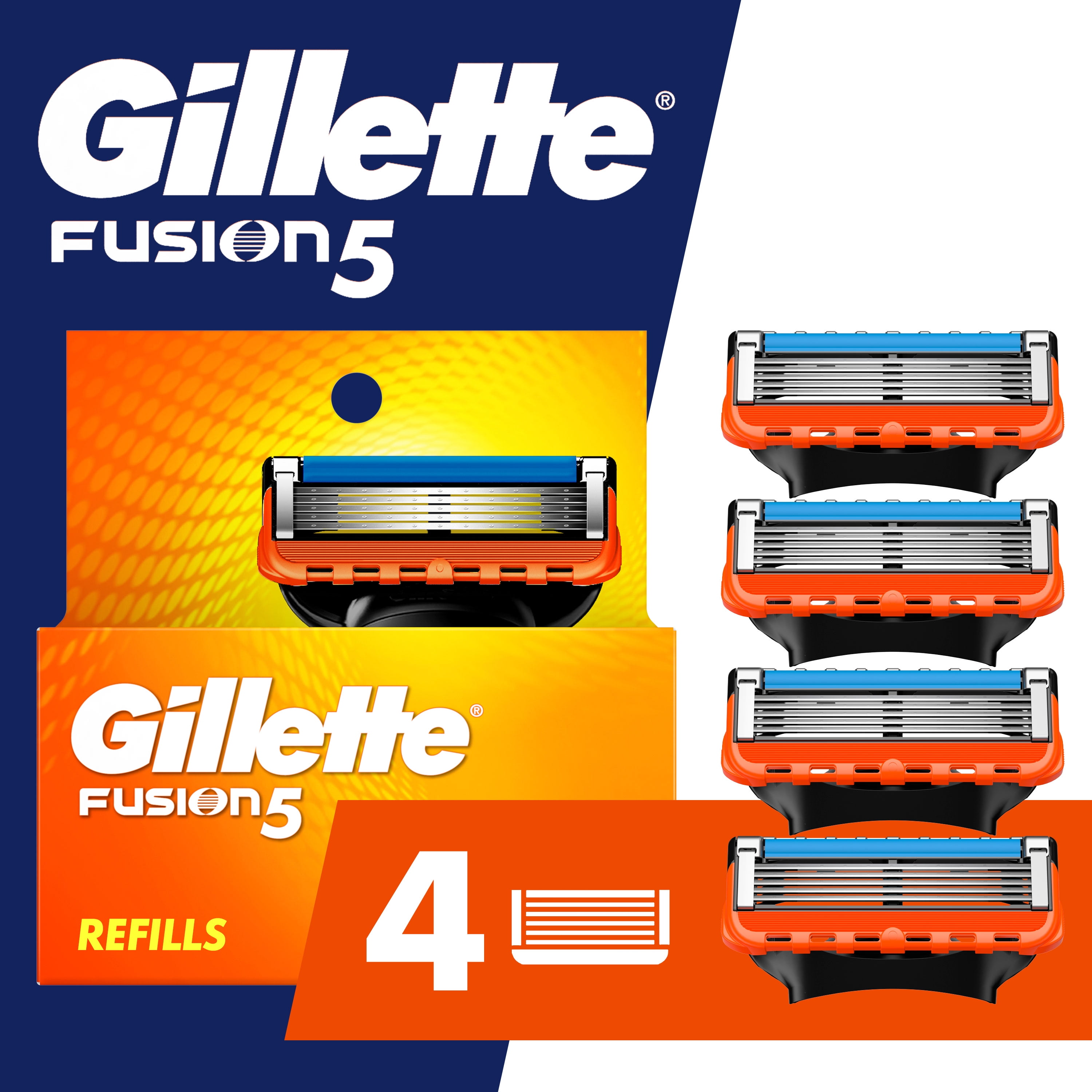 Gillette Fusion5 Manual Razor Blade Refills for Men (4 Count) lcaj7