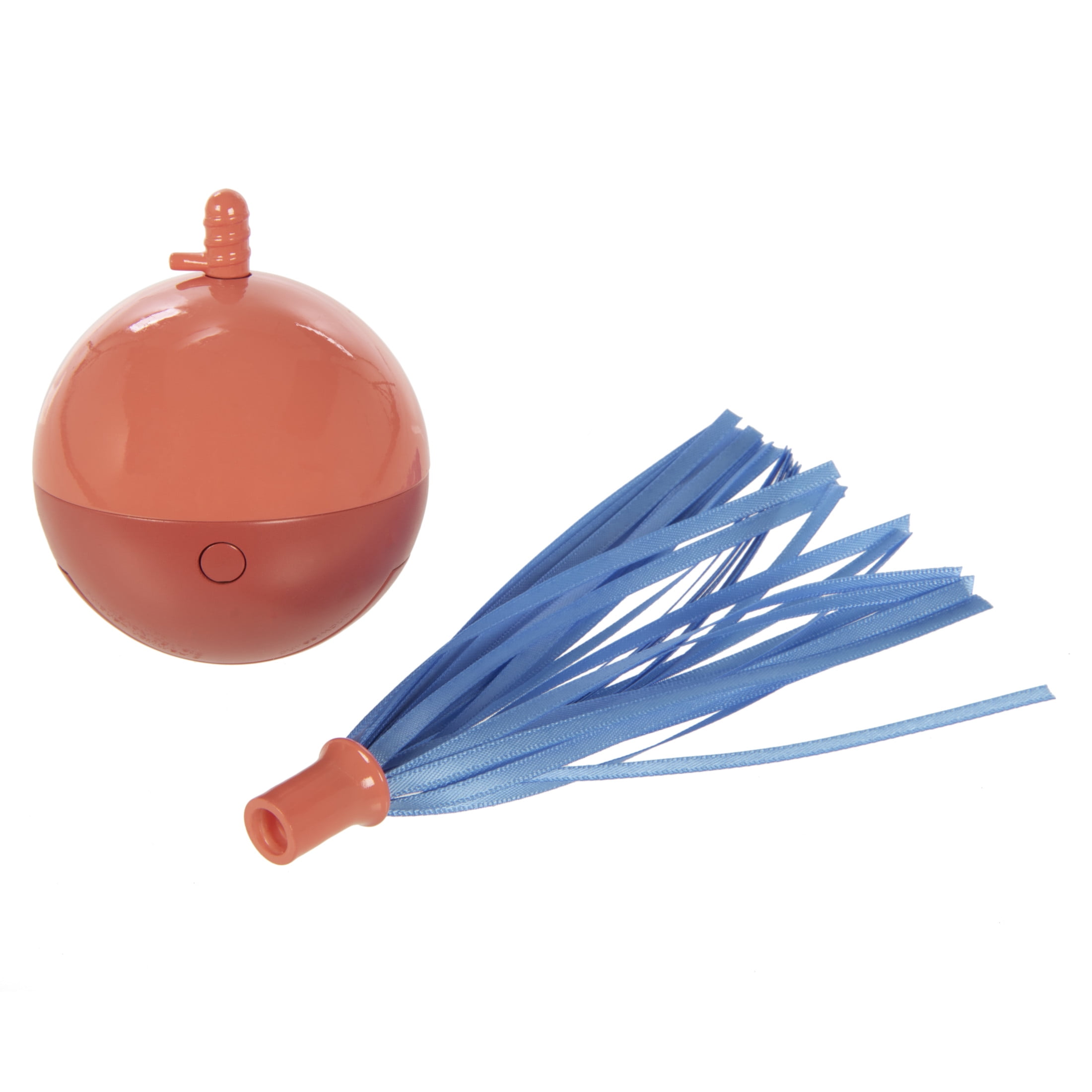 SmartyKat Twirly Top Electronic Motion Ball Cat Toy (Blue, 1 Count) 9s2sn