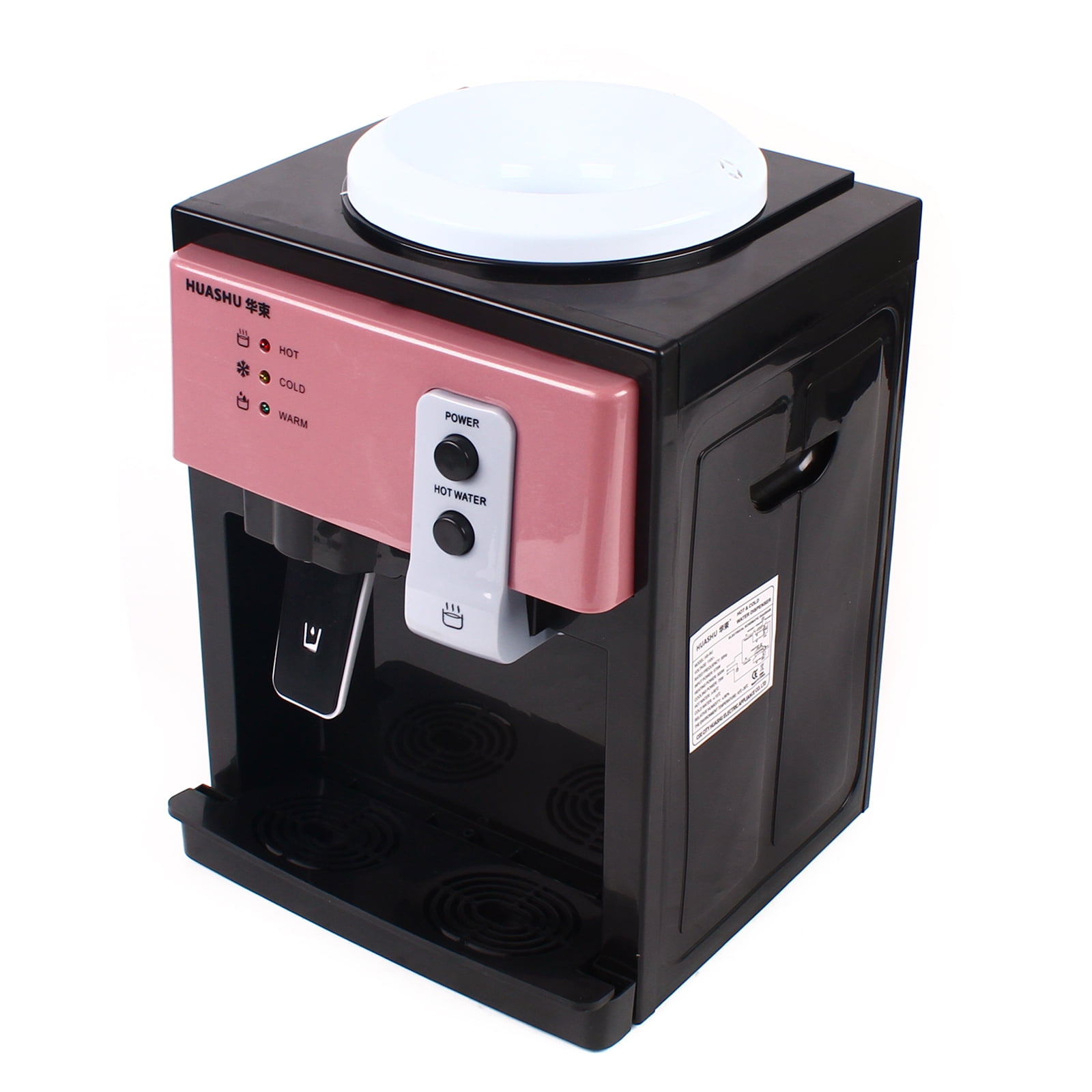 Mkyiongou Top Loading Water Dispenser, 3 Temperature Settings Electric Cooler for Home and Office (Rose Gold, 14.2 in x 9.4 in x 10.6 in) nwclf