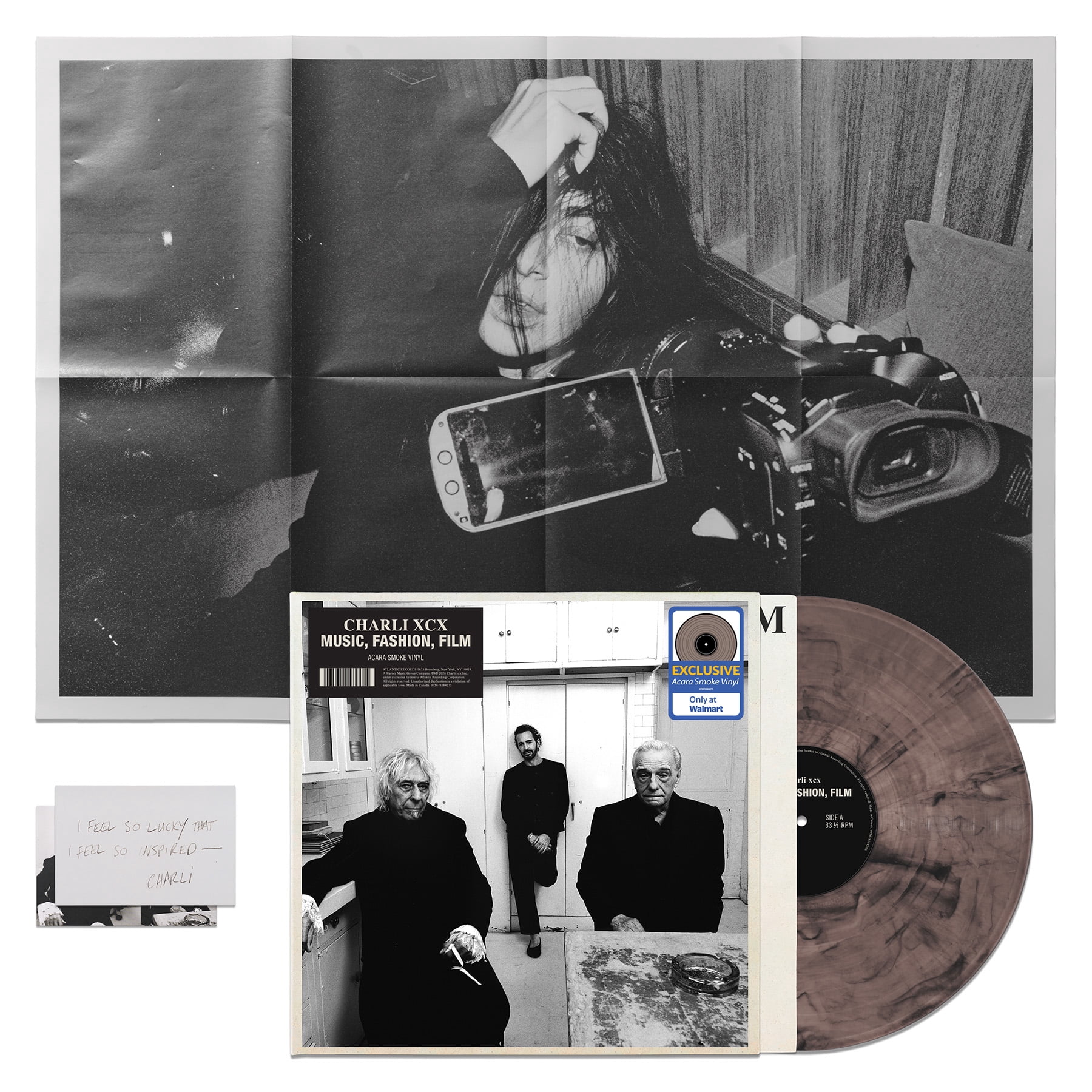 Atlantic Records Charli XCX Music, Fashion, Film (Walmart Exclusive) (Acara Smoke Vinyl, 12 in) csazg