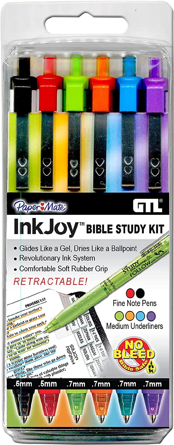 Paper Mate InkJoy Bible Study Gel Pen (Black, 1 Pack) twvzl