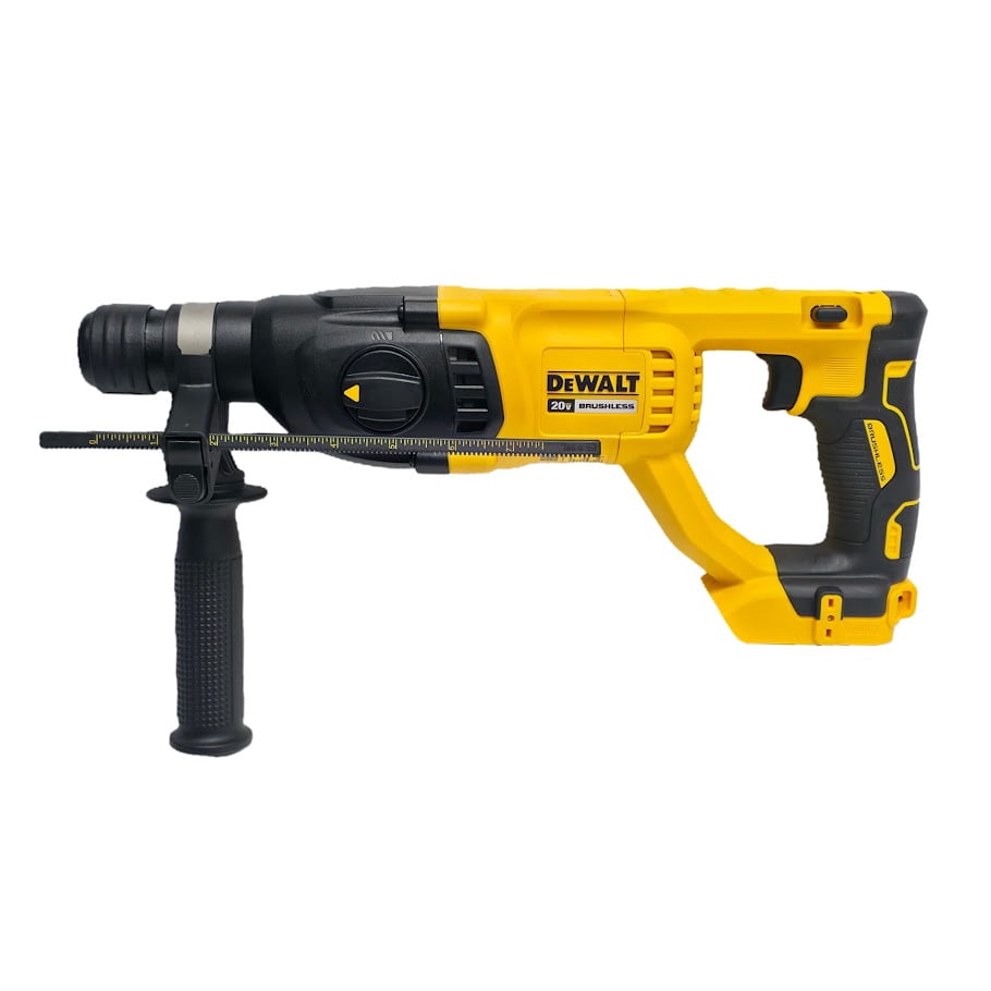 DEWALT 20V MAX XR Brushless 1 in D-Handle Rotary Hammer (DCH133B) High-Performance Cordless Power Tool (Yellow, 1 in) 479xi