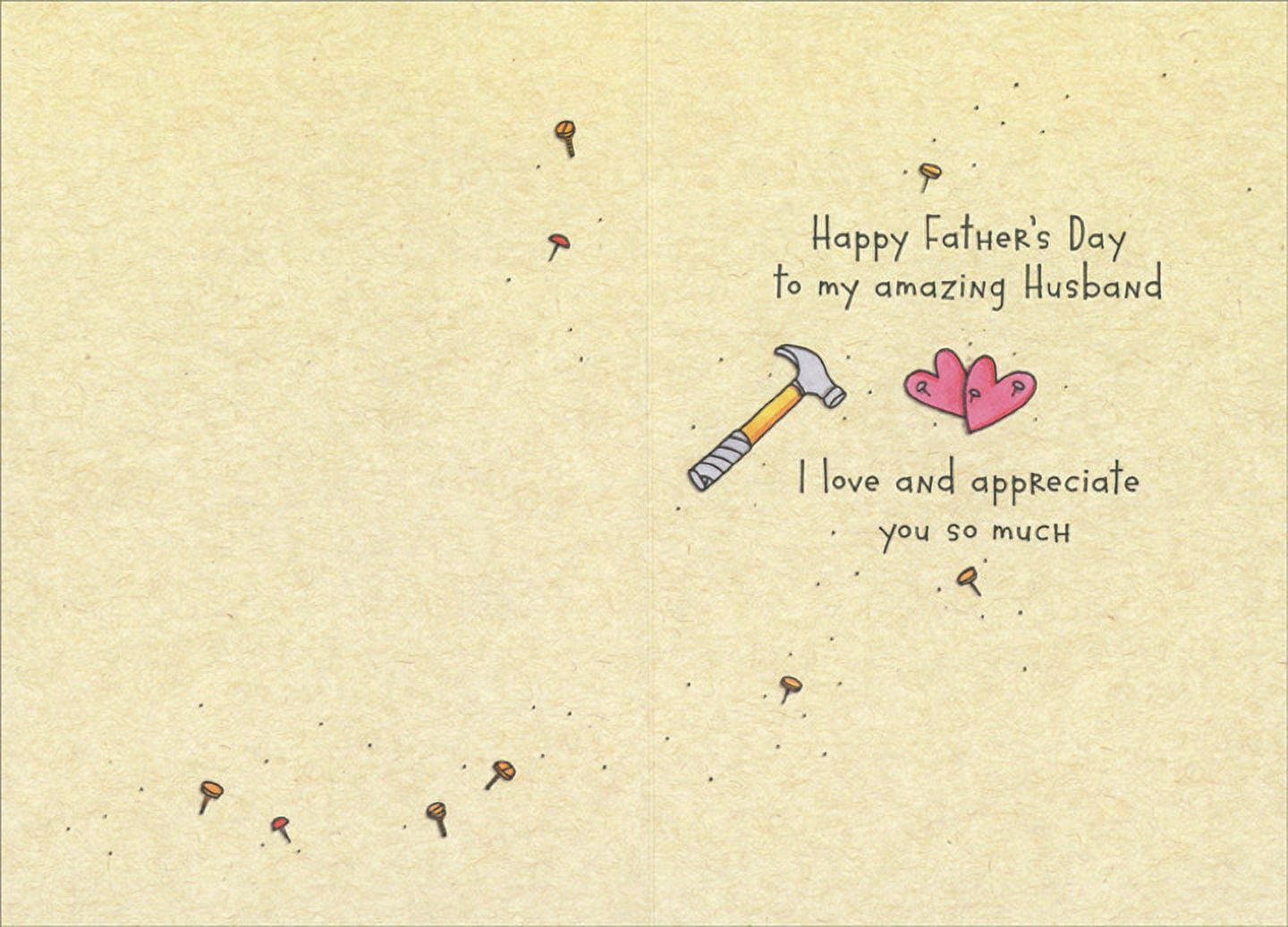 Sellers Publishing Father's Day Greeting Card for Husband (Blue, 5x7 in) dda1q
