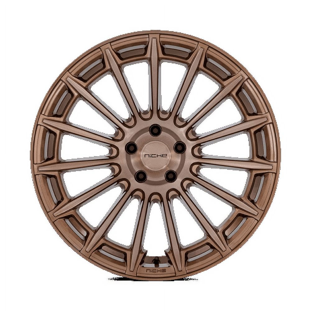 Niche Wheels M275 Cast Aluminum Rim (Plated Bronze, 20x9 in, 5x120 Bolt Pattern) sd506