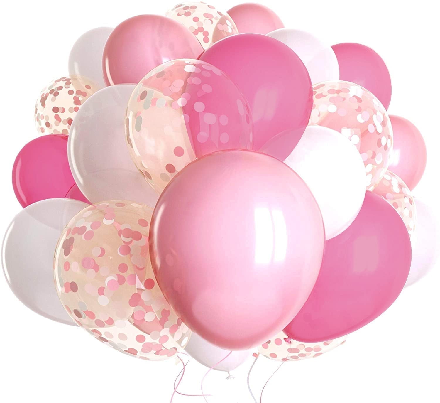 AYUQI Pink Balloon Garland Arch Kit for Wedding Birthday Party Decorations (Pink, 50 Pack) 6w5zn