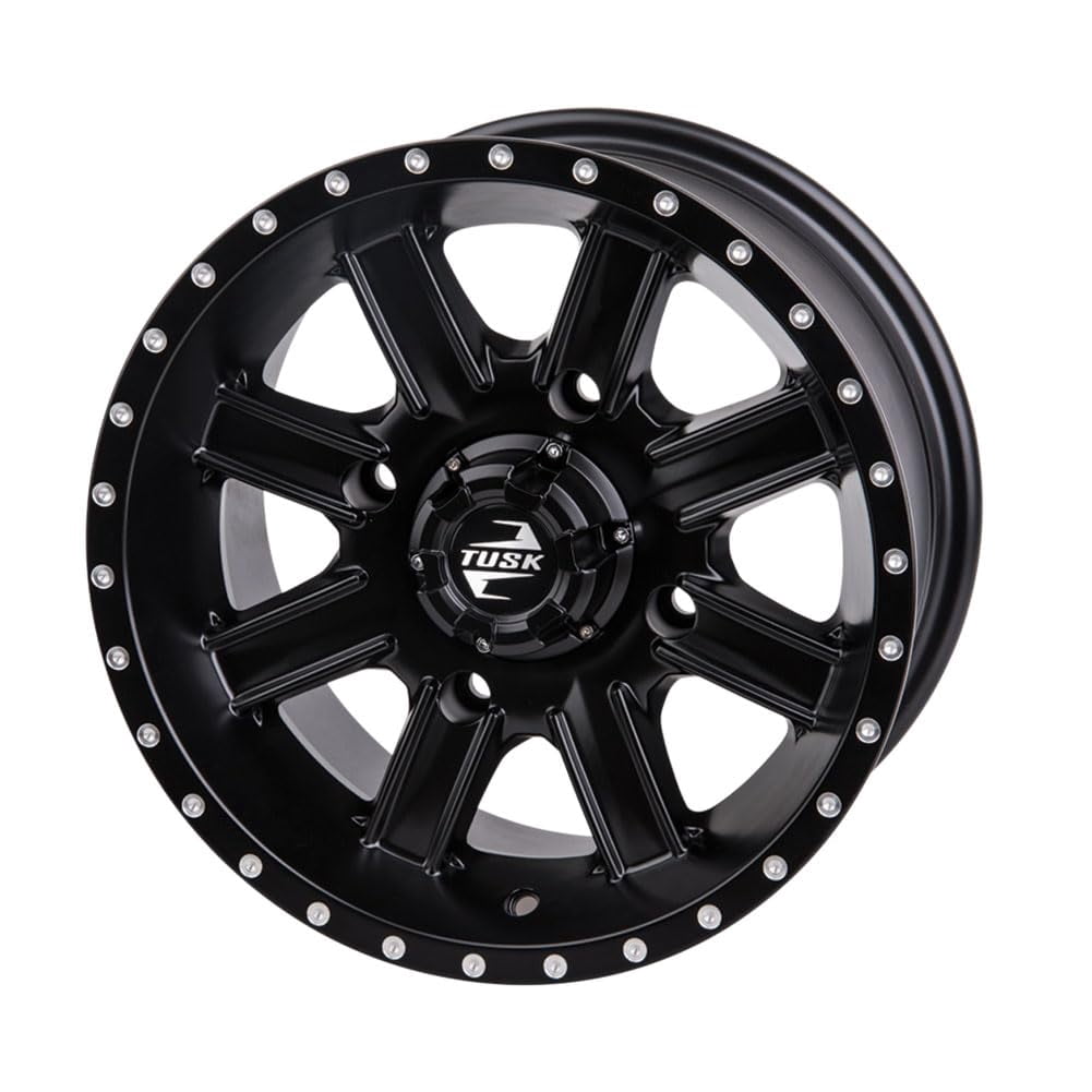 Tusk Cascade Wheel 12x7 4/110 Bolt Pattern (Matte Black, 12 in) cb519