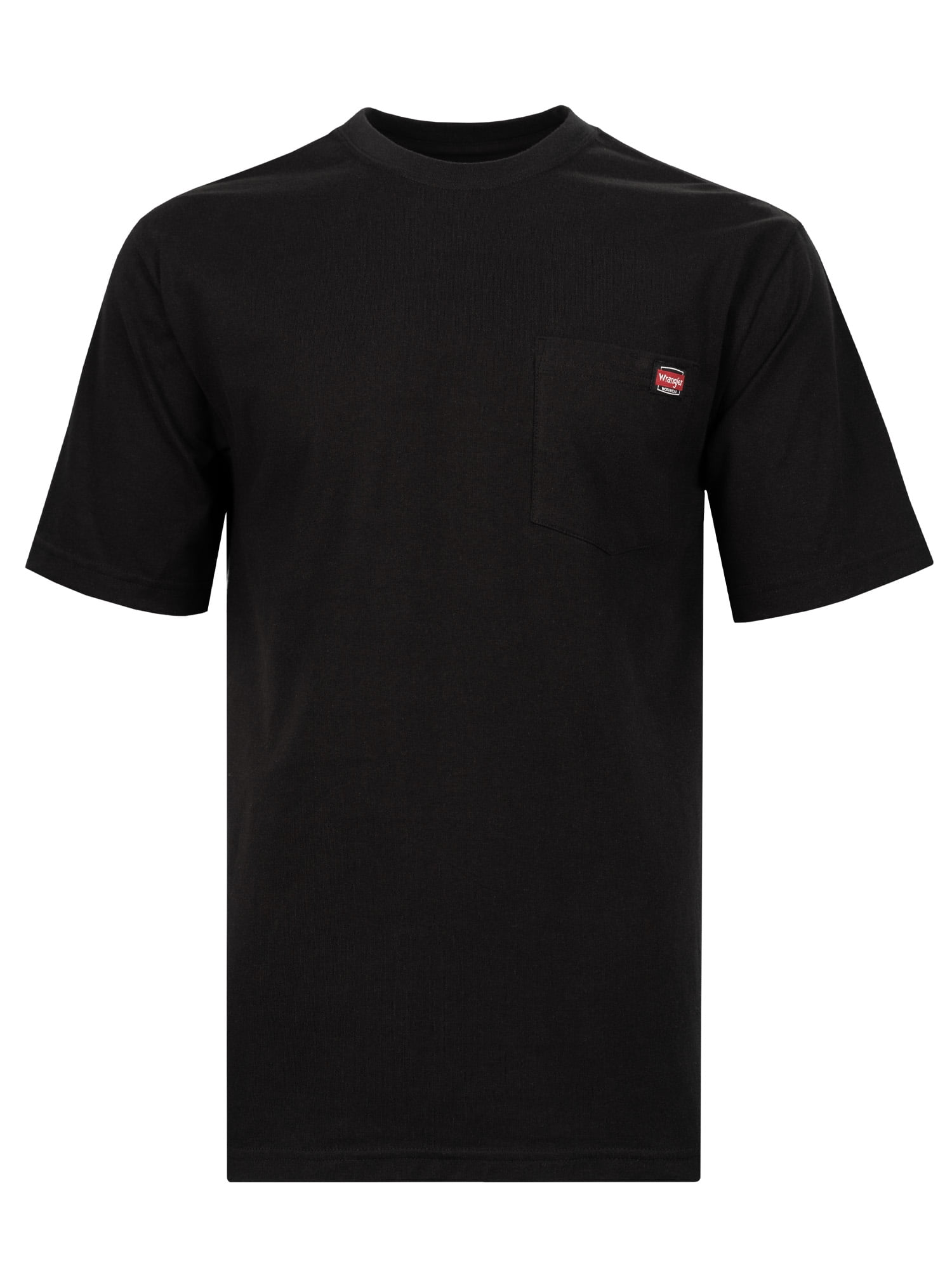 Wrangler Workwear Men's Short Sleeve Pocket T-Shirt (Grey, S) 3-Pack scu55