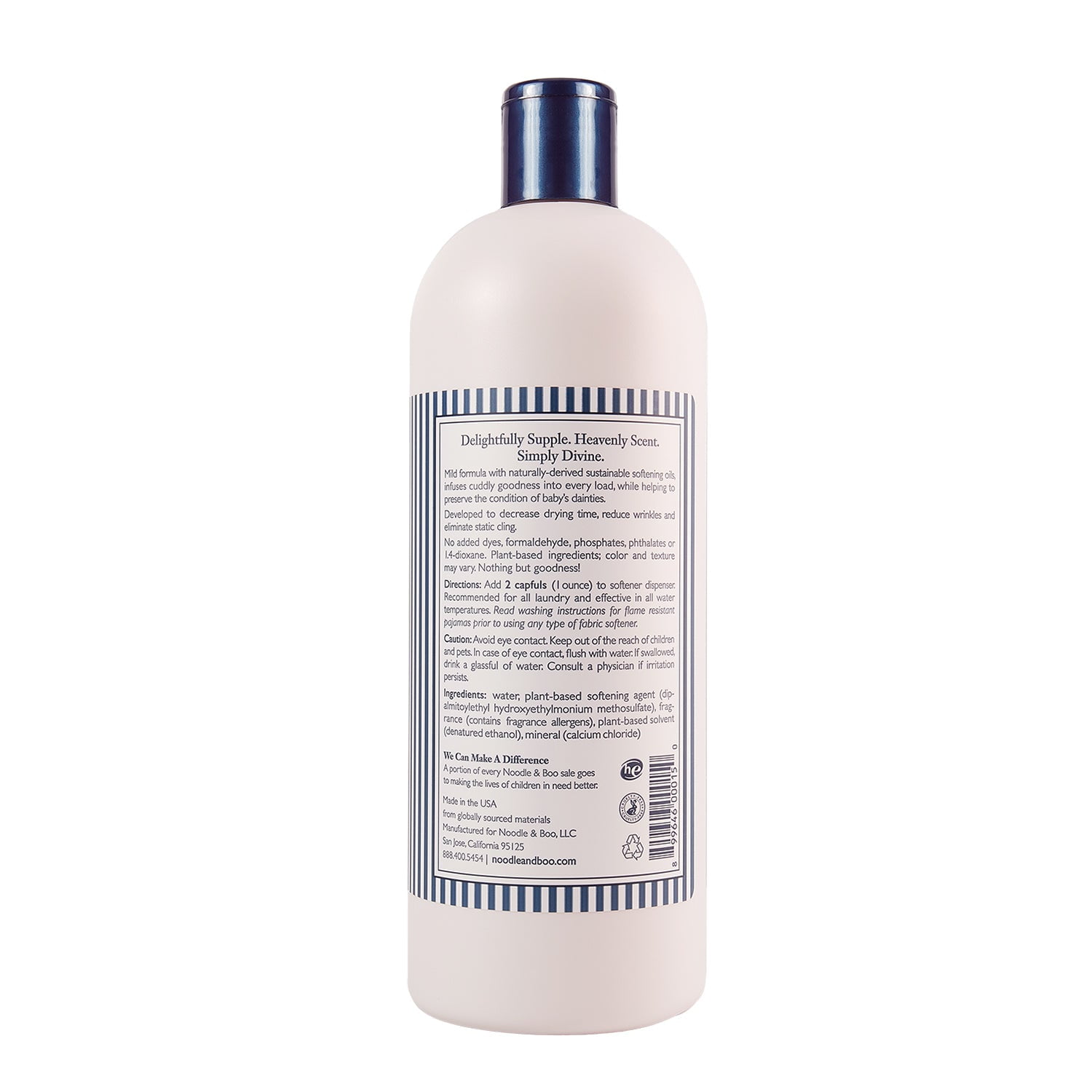 Noodle & Boo Ulta-Soft Fabric Conditioner Hypoallergenic Gentle Formula (32 fl oz) lfdhu