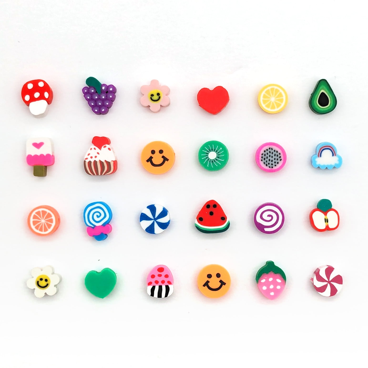 Hello Hobby Shaped Clay Beads for Jewelry Making (Assorted Shapes, 3 Pack, 600 Pieces) rfcnm