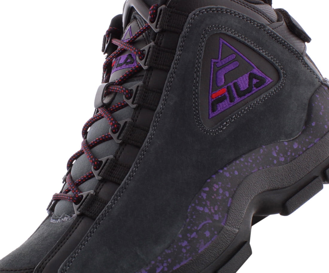 FILA Grant Hill 2 Outdoor Mens Basketball Shoes (Black/Purple, 8.5) vkuog