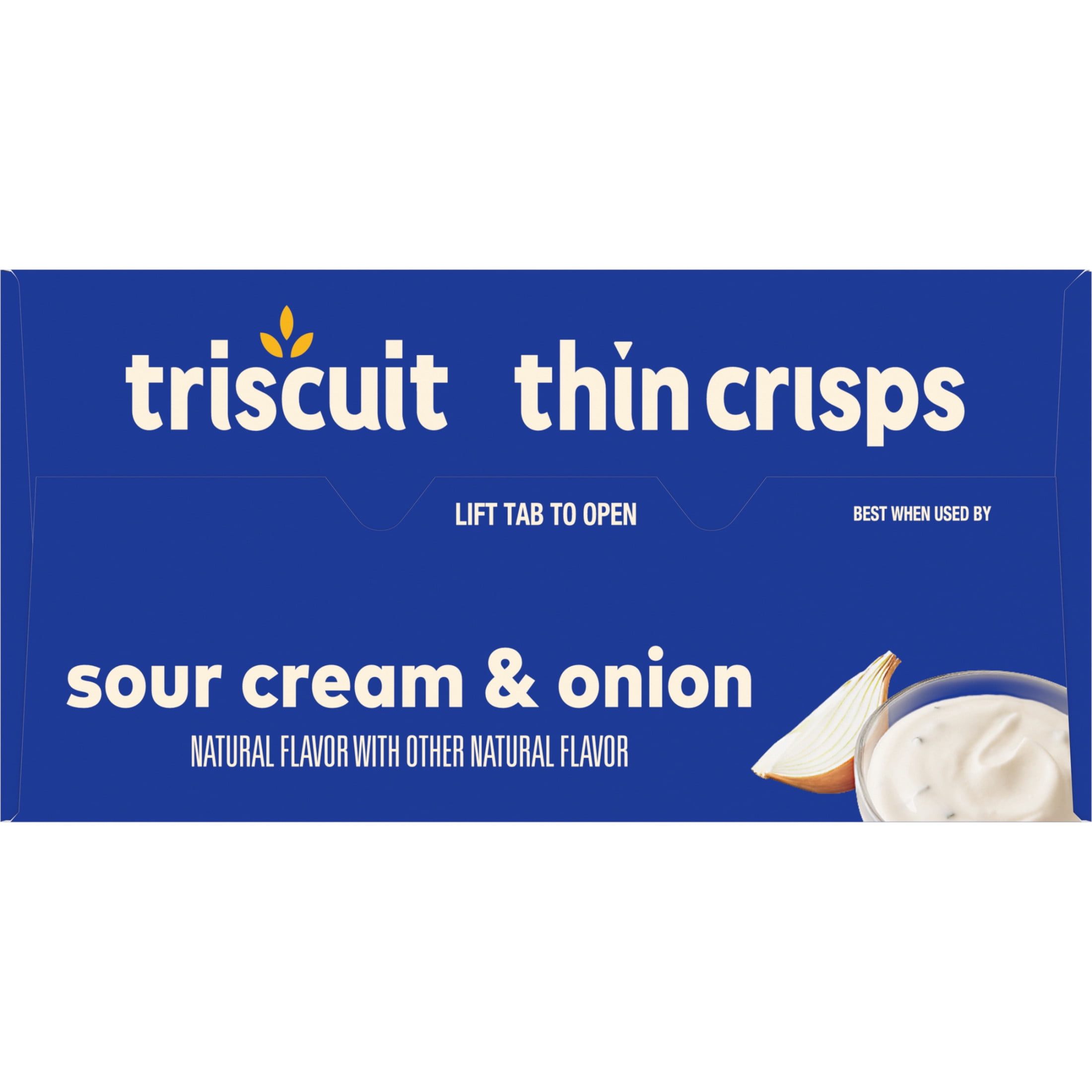 Triscuit Thin Crisps Sour Cream & Onion Whole Grain Wheat Crackers (7.1 oz) thi5v