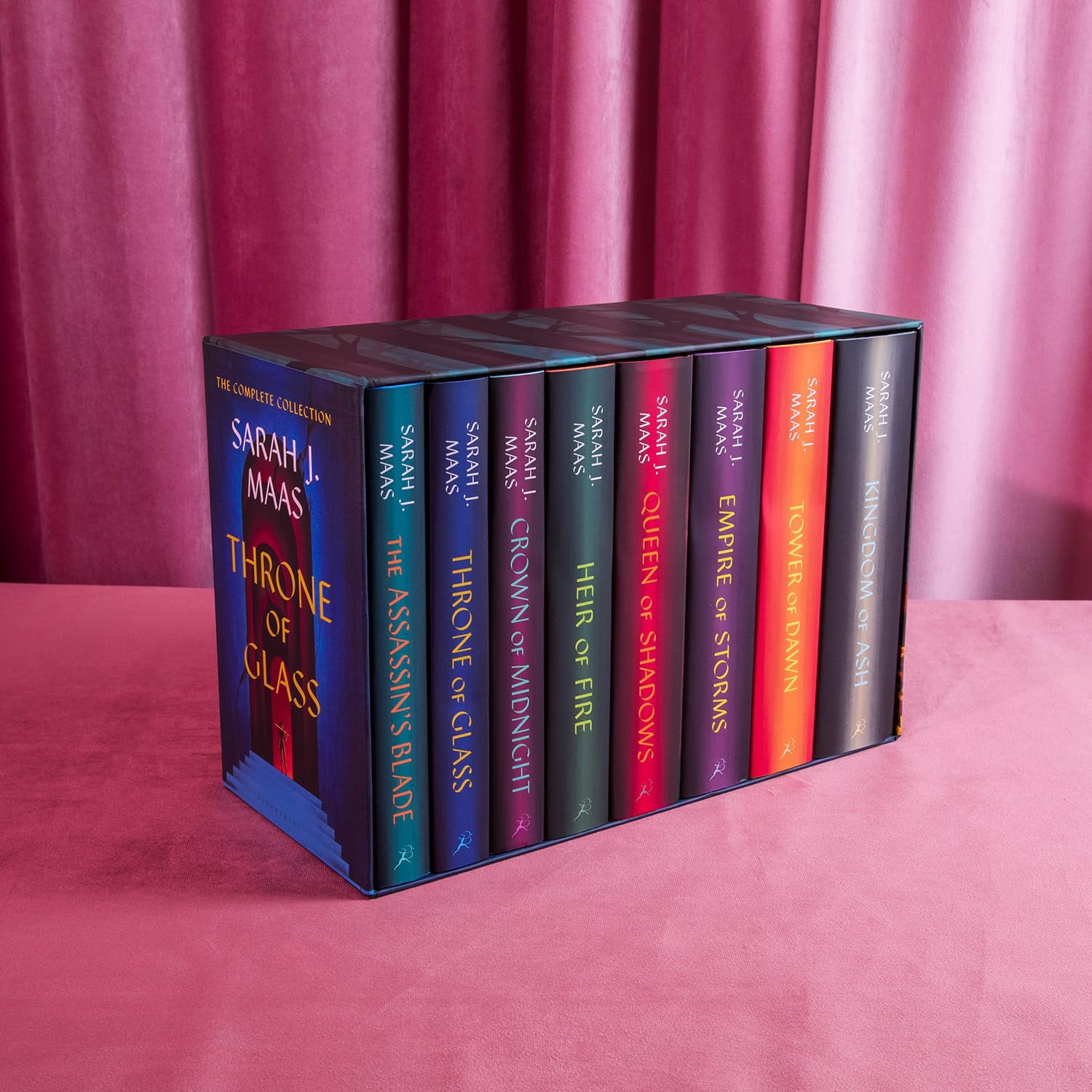 Sarah J. Maas Throne of Glass Hardcover Box Set (Complete Series Collection) bhoz7