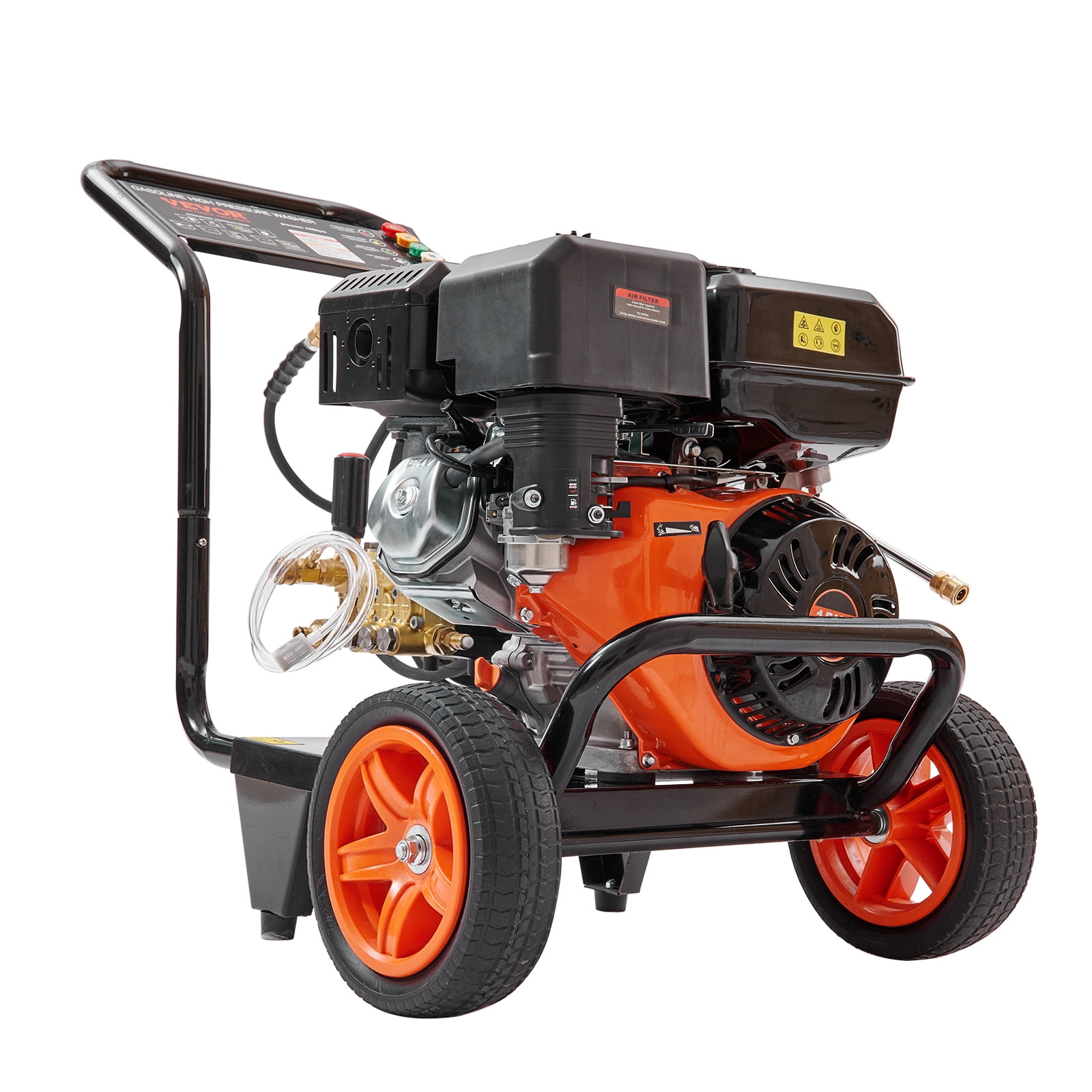 SKYSHALO 4400 PSI 4.0 GPM Gas Pressure Washer with 50 ft Hose and 5 Nozzles (4400 PSI, 4.0 GPM) vaep1