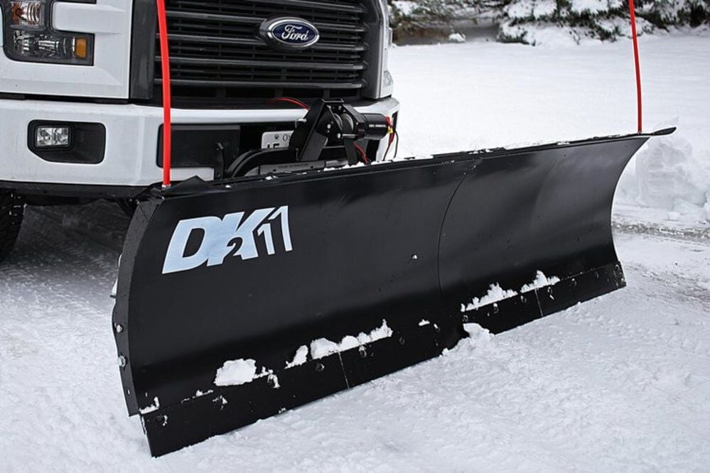 DK2 RAMPAGE II Snowplow with Electric Winch and Wireless Remote (82 in. x 19 in.) g5s4z