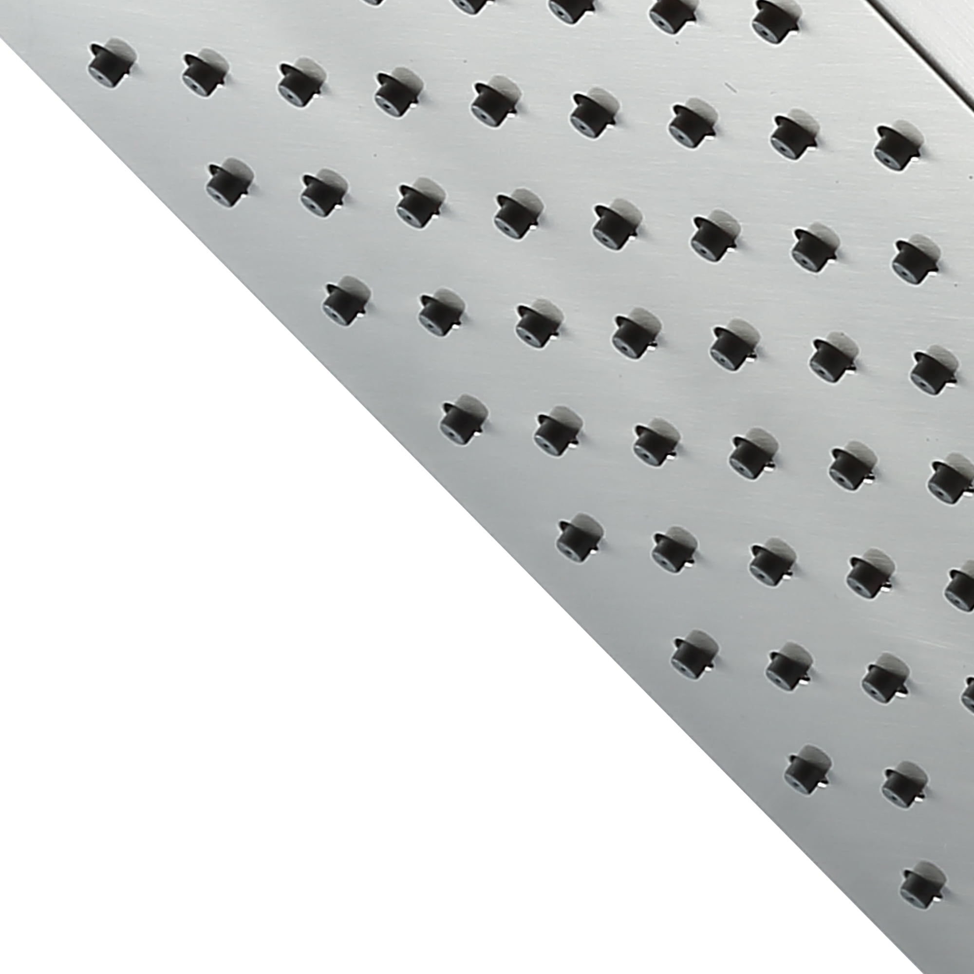 Better Homes & Gardens 8 in. Square Rain Showerhead High Pressure Rainfall Design (Brushed Nickel, 8 in.) 8t94i