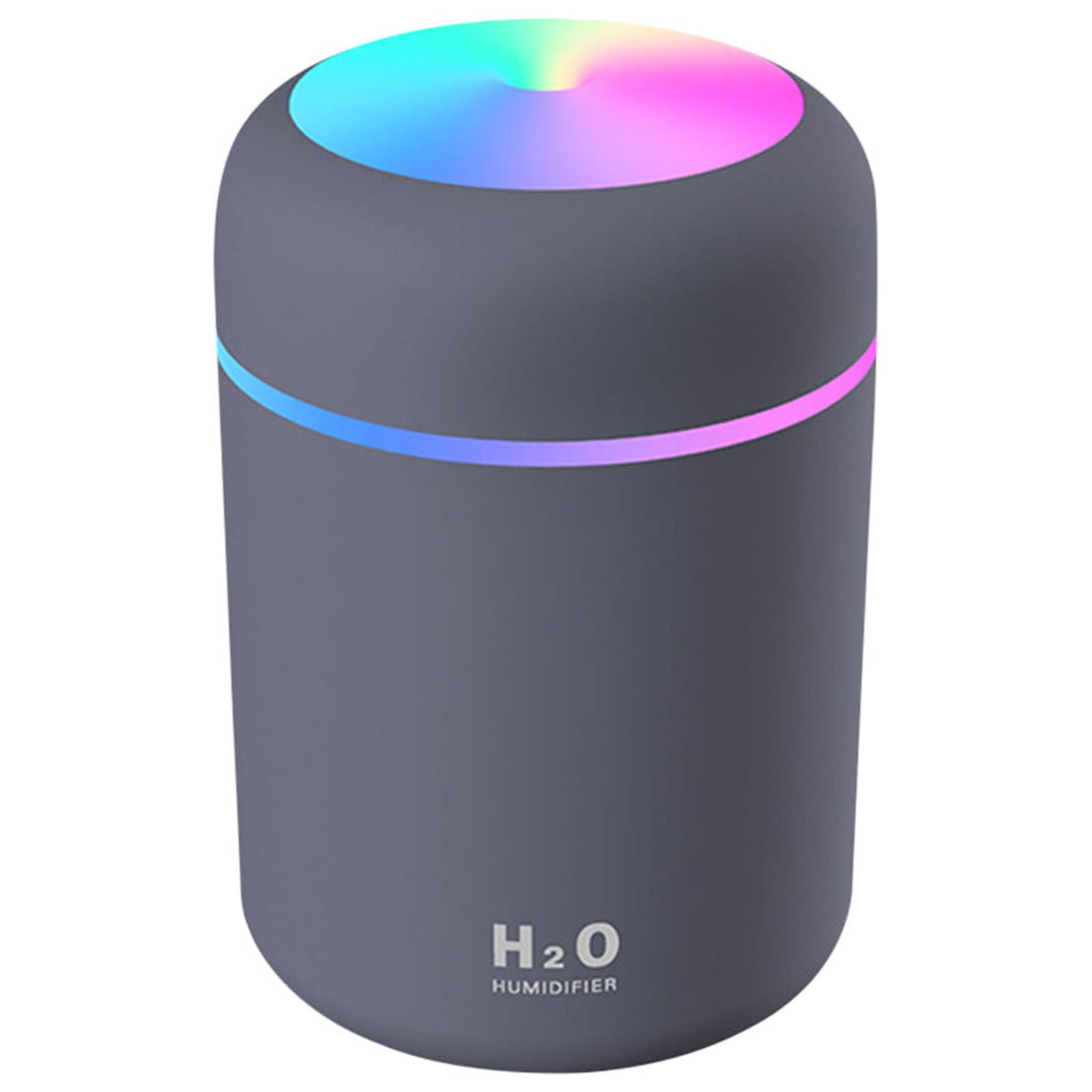 Wovilon Cool Mist Humidifier for Bedroom and Large Room with LED Night Light (Black, 10.14 fl oz) 6uvtt