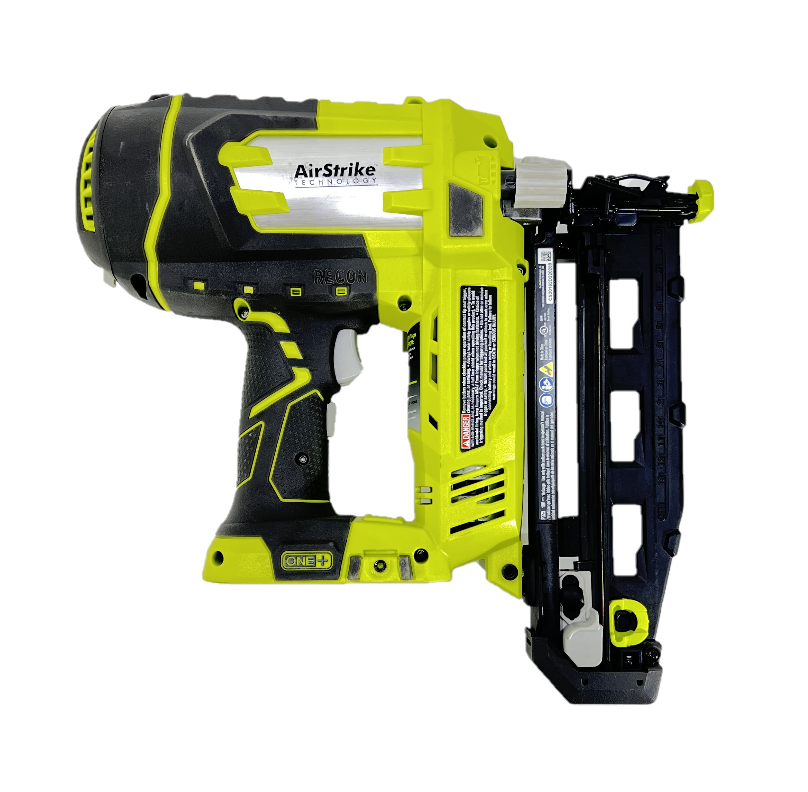 Ryobi P325 18V AirStrike 16 Gauge Cordless Finish Nailer (Green, 1-Pack) mdyeq