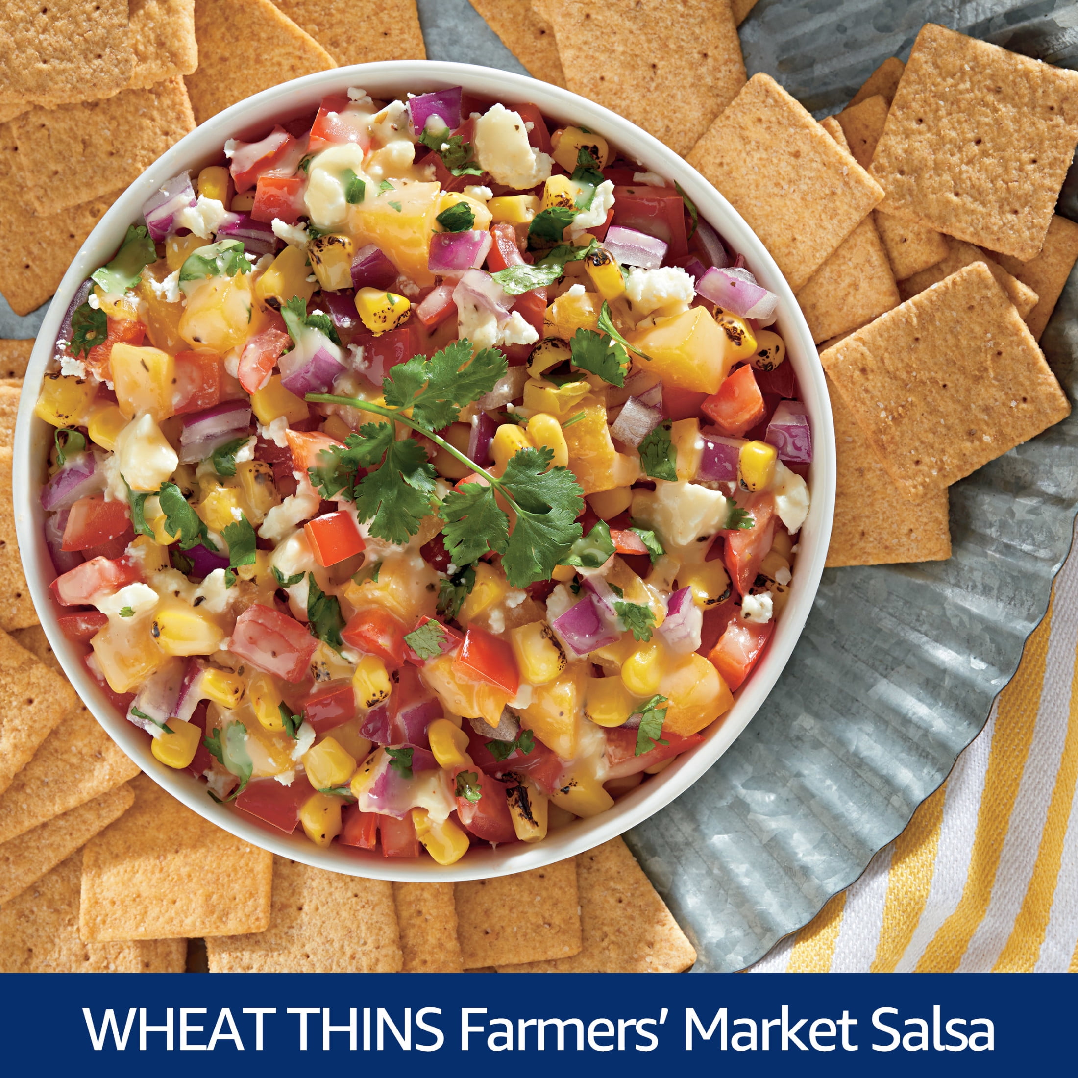 Wheat Thins Original Whole Grain Crackers, Crispy Savory Snack Crackers (8.5 oz) z33pu