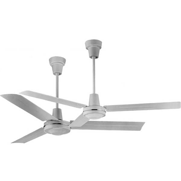 QMARK Industrial Ceiling Fan, High-Velocity Air Circulation, 3-Blade Design (White, 56 in) k4l31