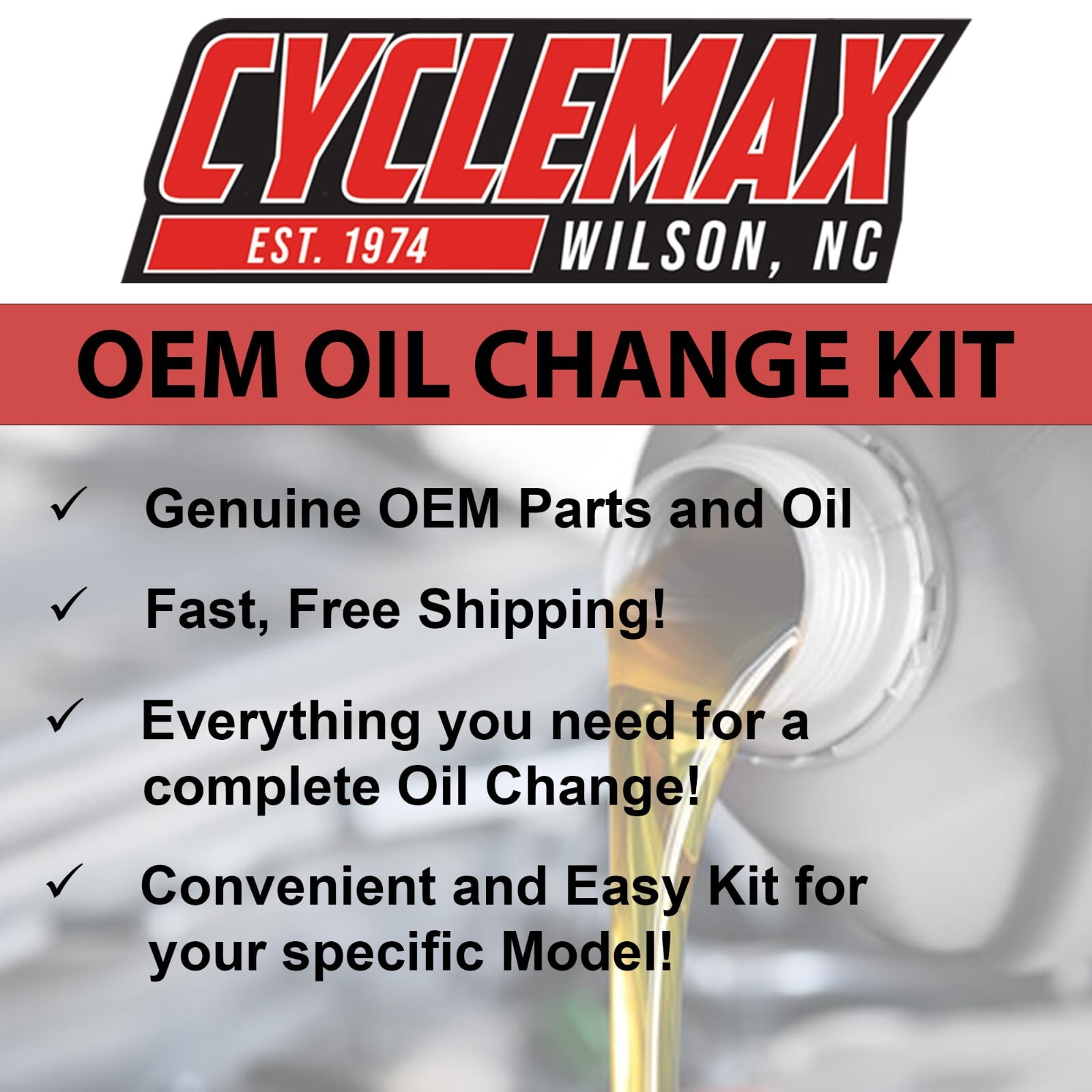 Honda Foreman TRX500 Oil Change Kit for 2005-2019 Models (Complete Maintenance Set) cem8t - Image 2