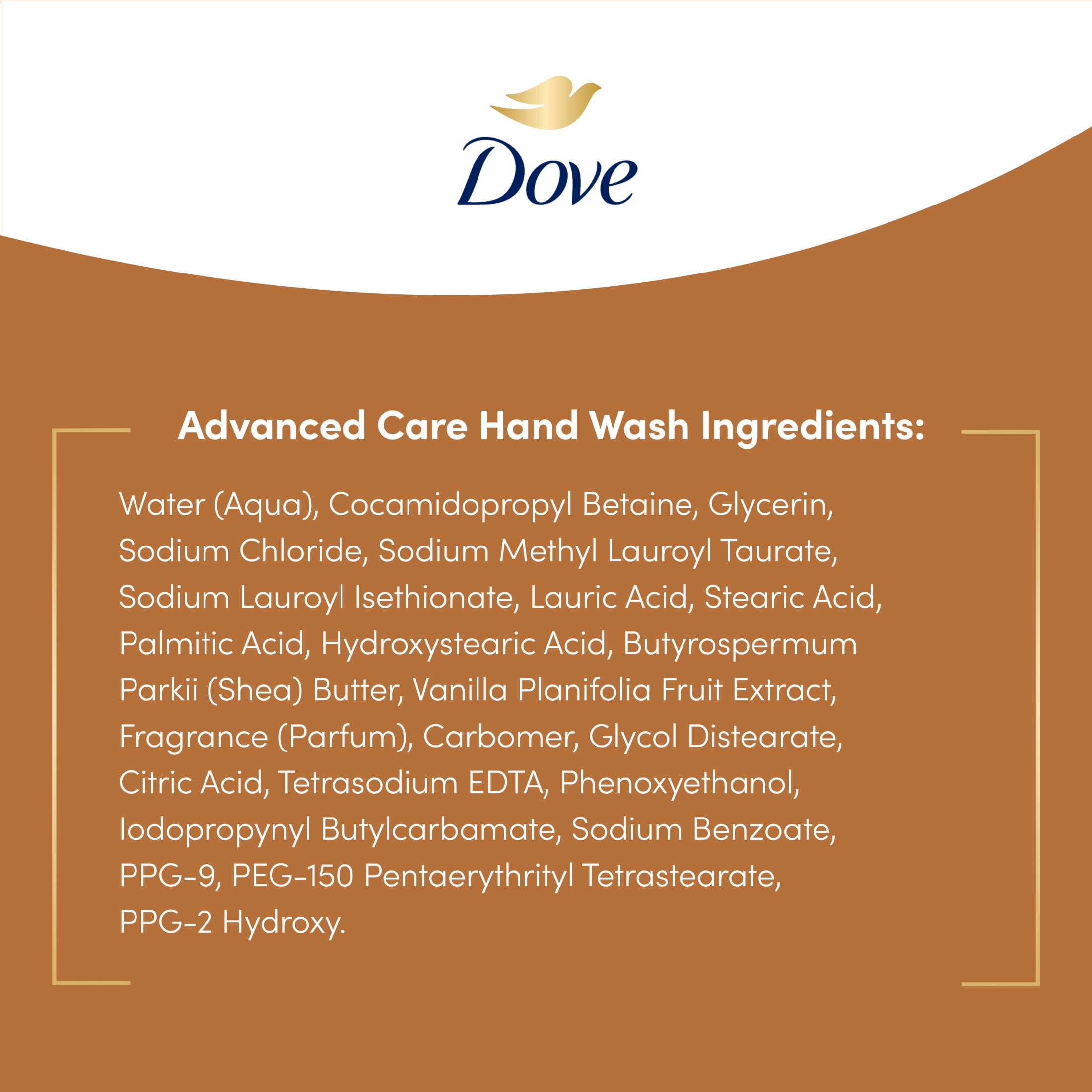 Dove Advanced Care Hand Wash, Shea Butter & Warm Vanilla Moisturizing Cleanser (12 oz) cosvr