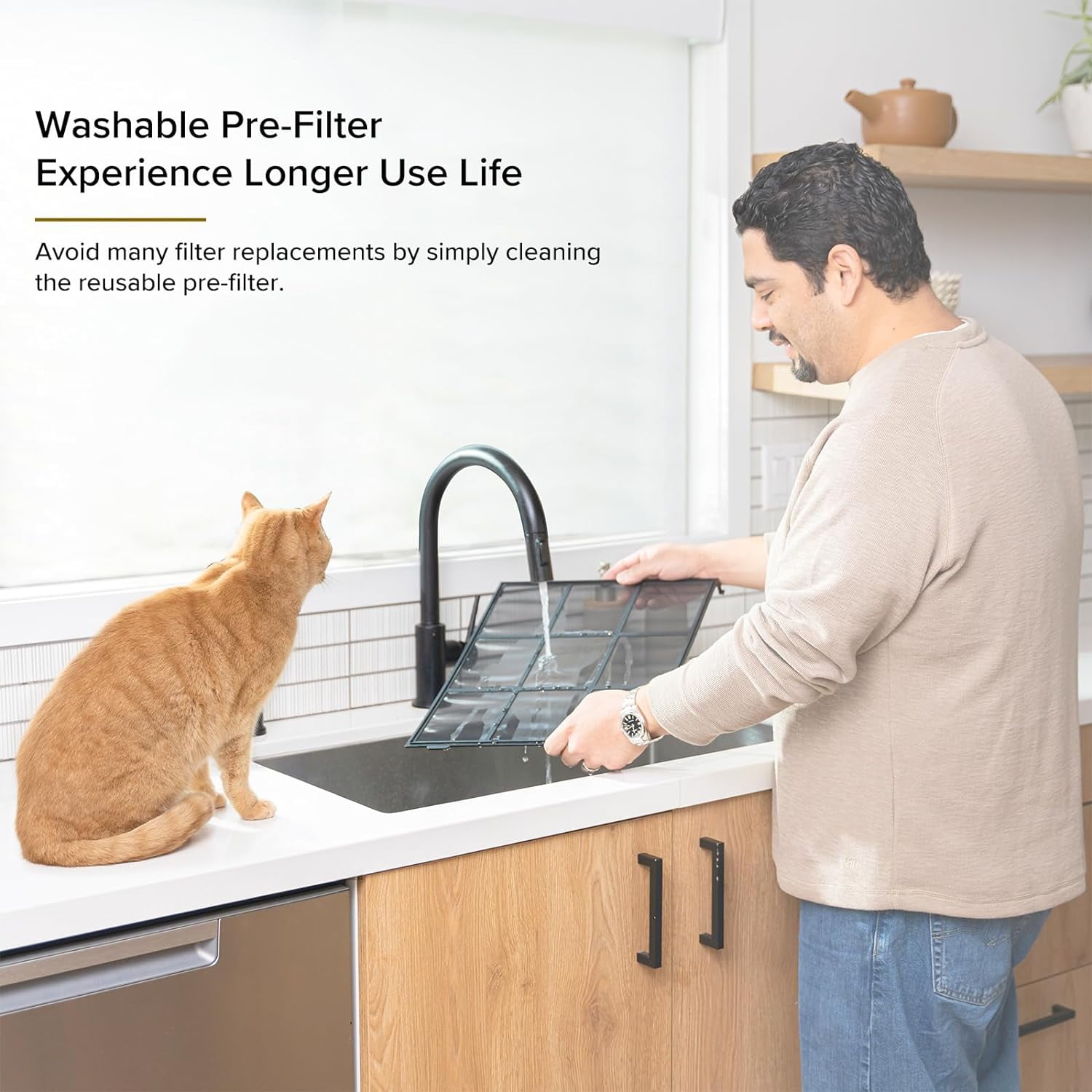 Levoit Vital 200S-P Smart Air Purifier with 3-Stage HEPA Filtration for Pet Hair and Dander Control (White, 1876 sq ft) vp620