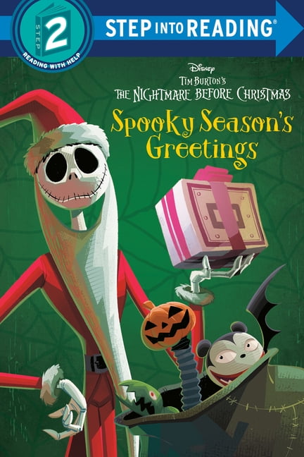 Random House Disney Step Into Reading Step 2 Spooky Season's Greetings Nightmare Before Christmas (Hardcover, 24 Pages) quzy5